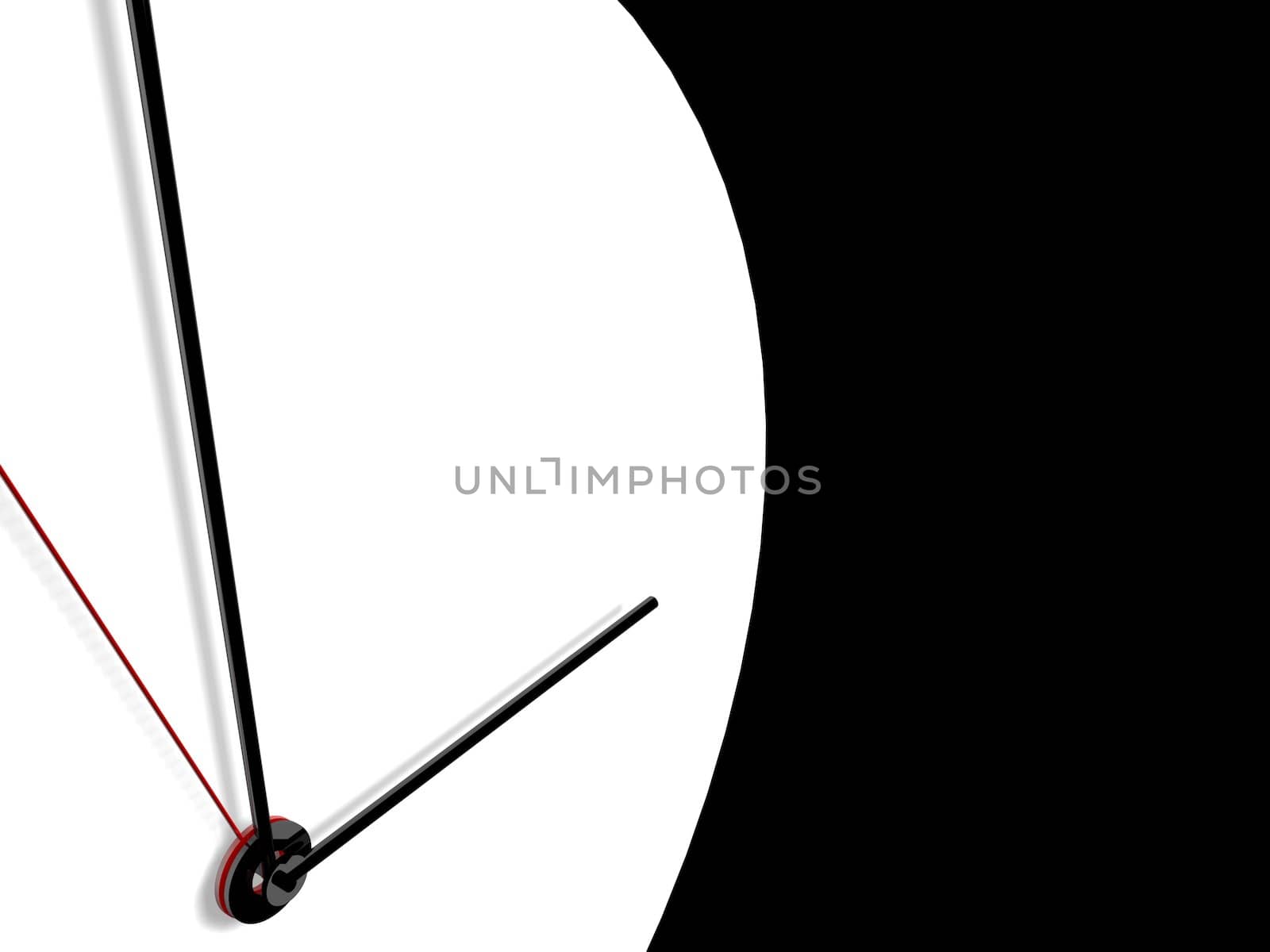 3d render of clock