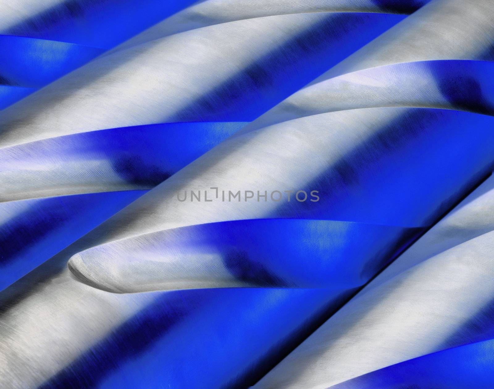 close up of spiral drilling pipes oil and gas by hotflash2001