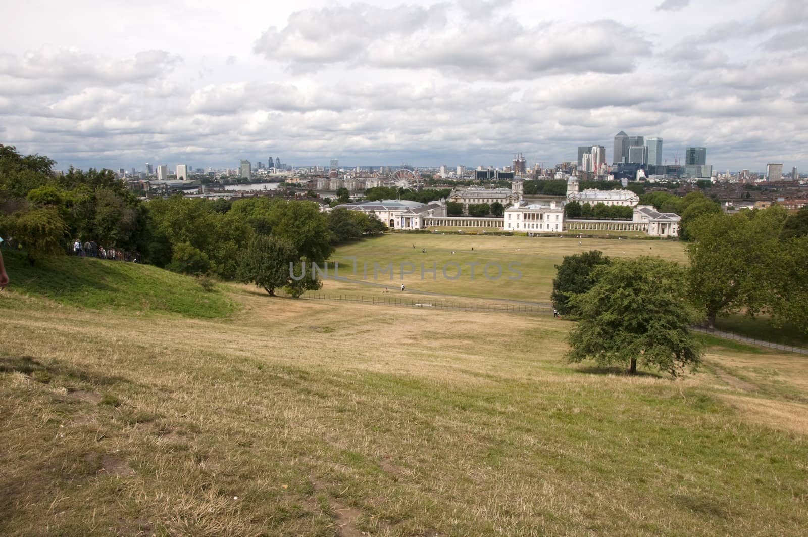 A view of the London skyline at Greenwitch