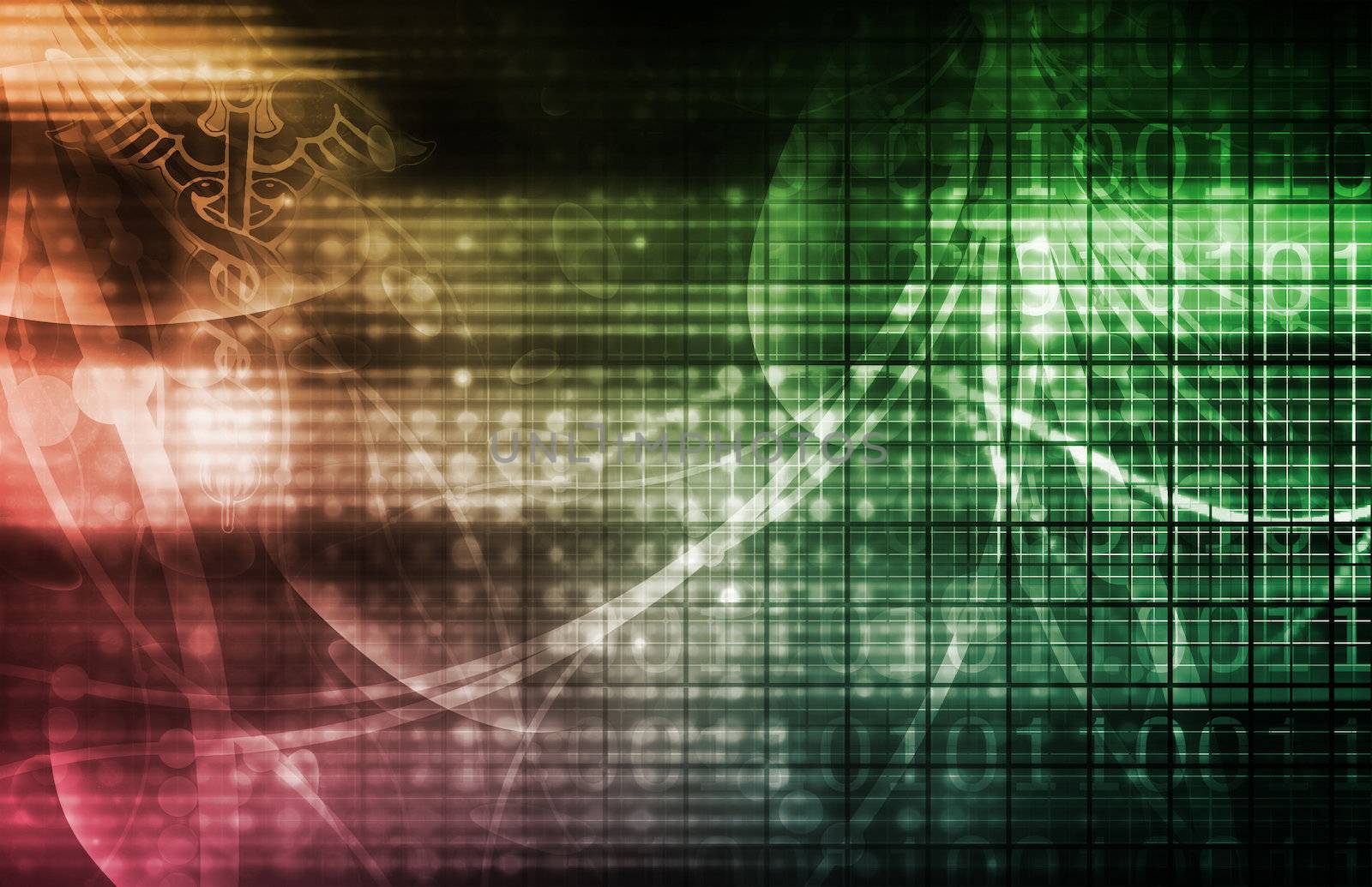 Medical Industry Background Technology as a Art