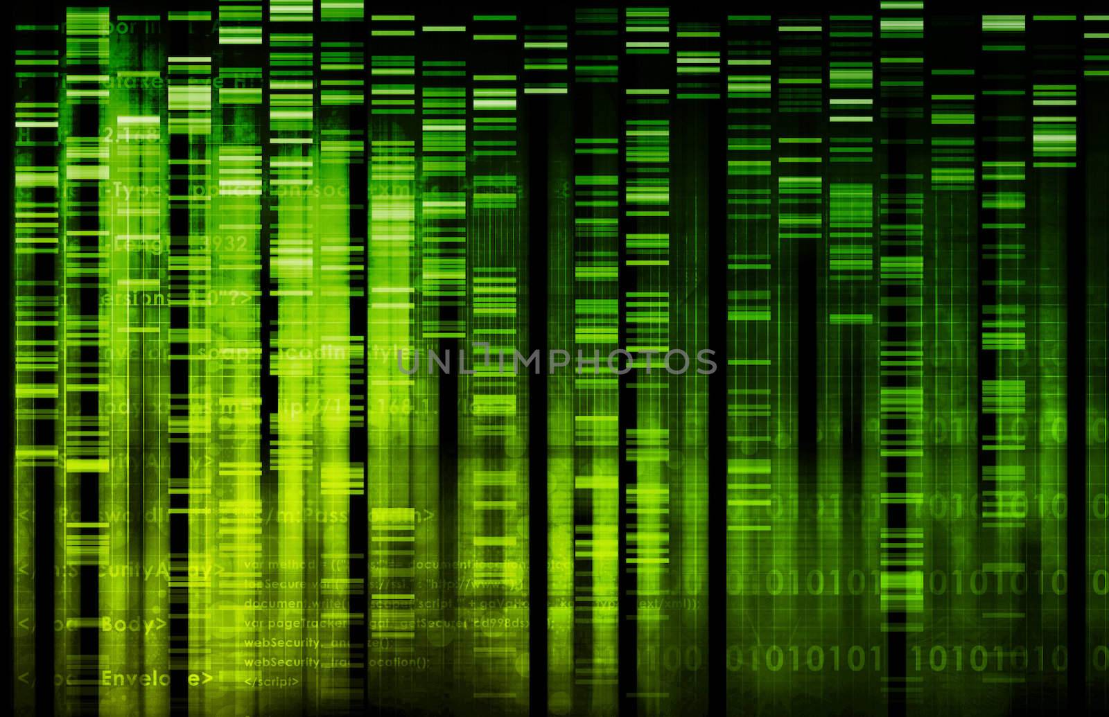 Digital Abstract Data Media As a Art