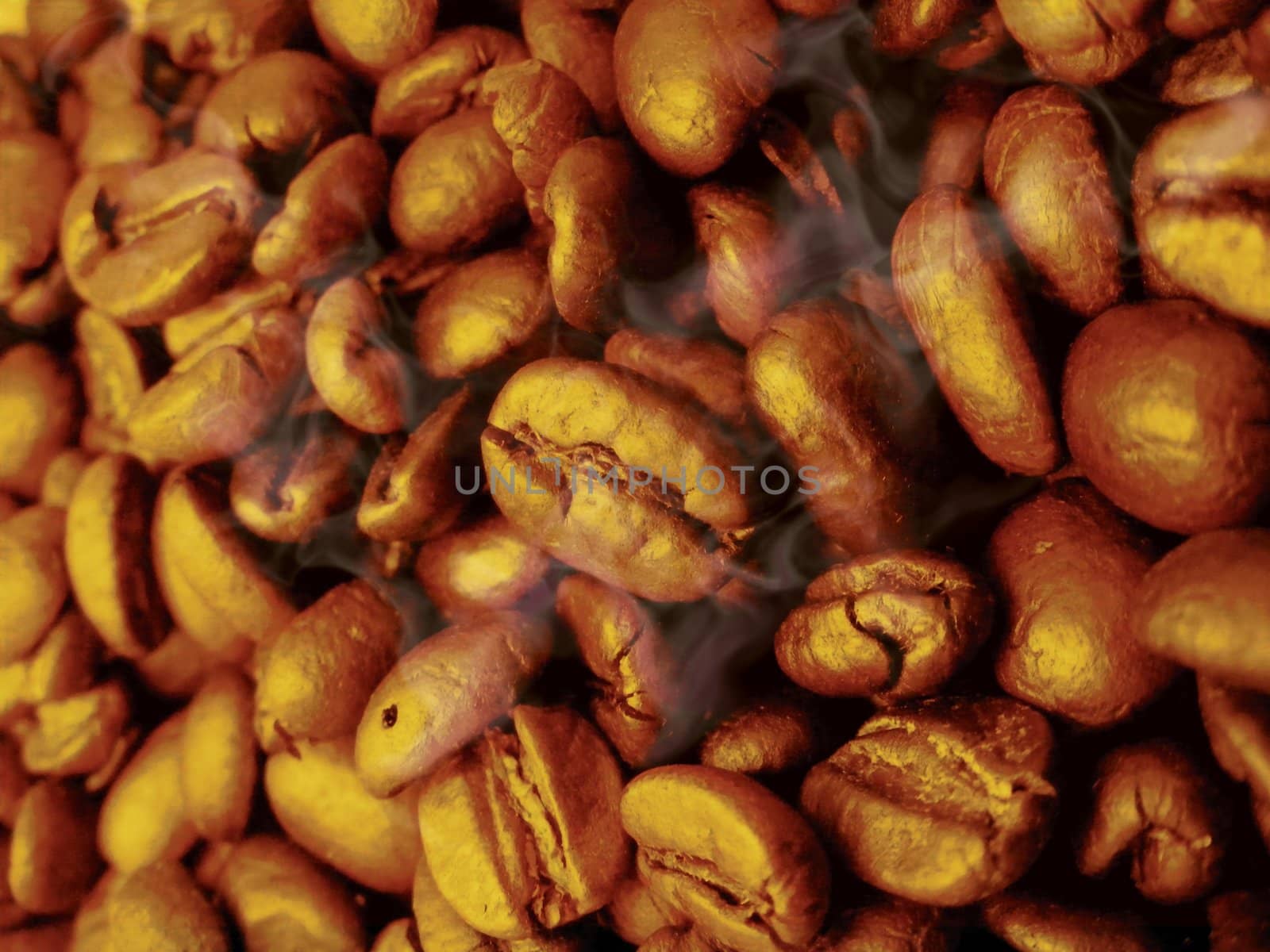 coffe beans background by hayaship