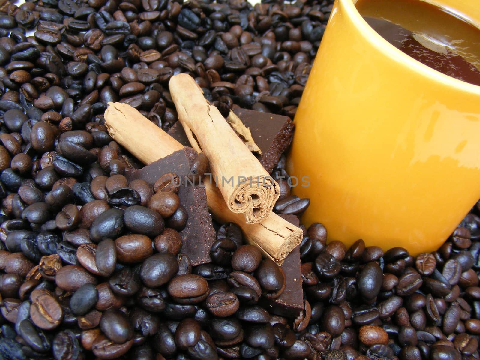 coffe beans background by hayaship