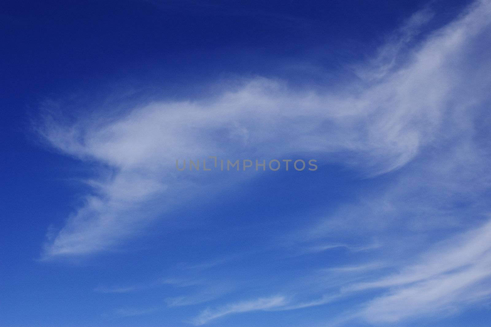 Blue sky background by thomasw