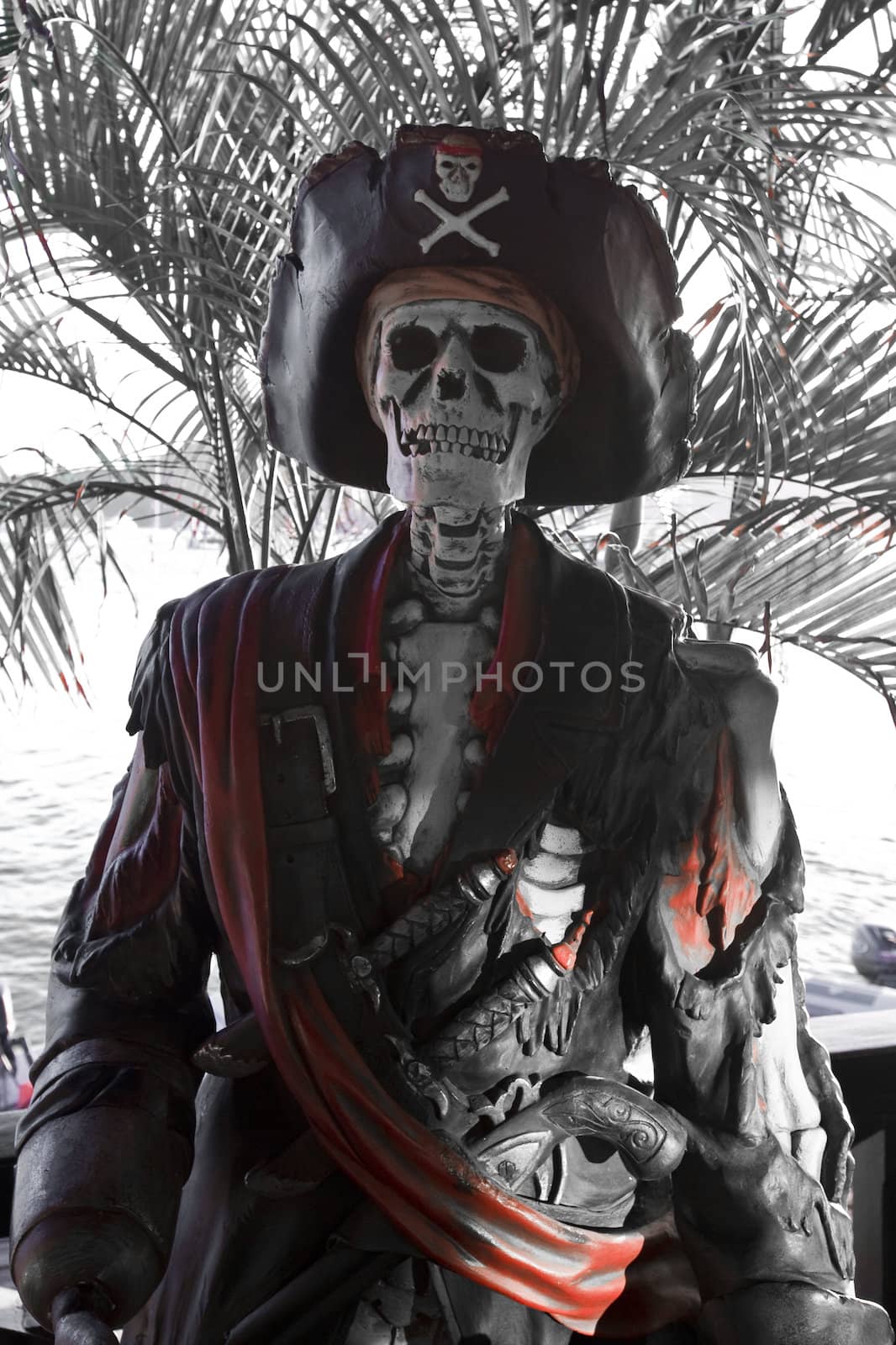 Ex pirate in caribbean island