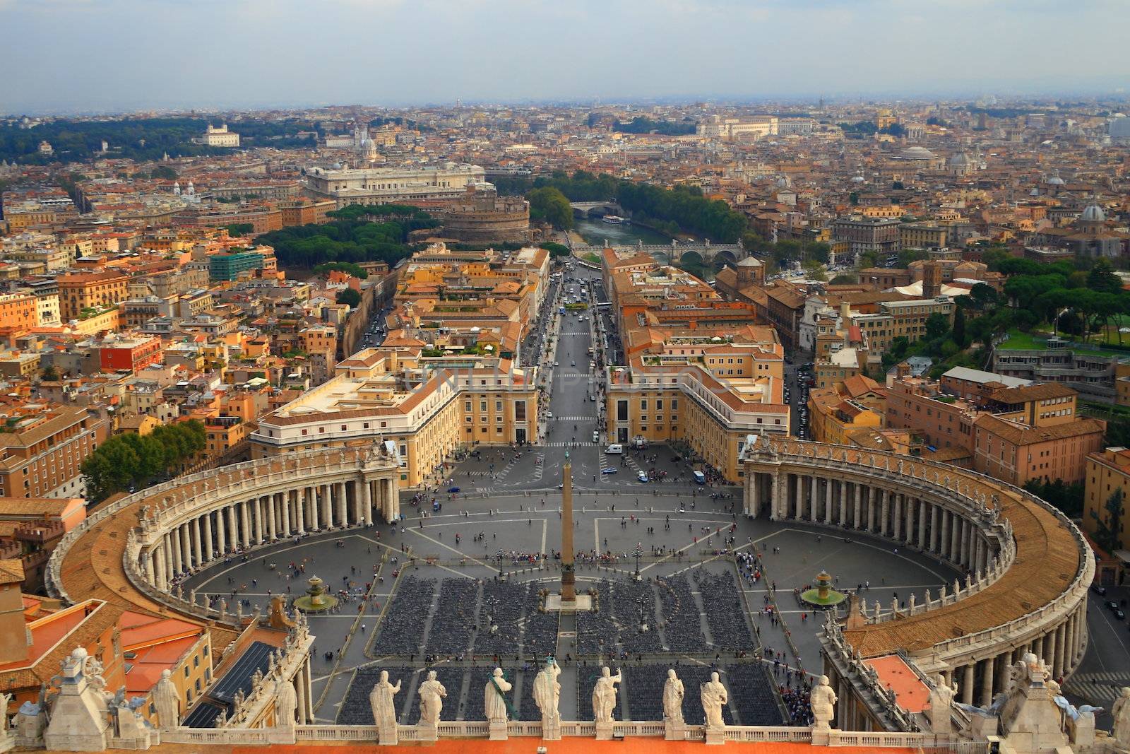 Saint Peter's Square. Rome. Italy.