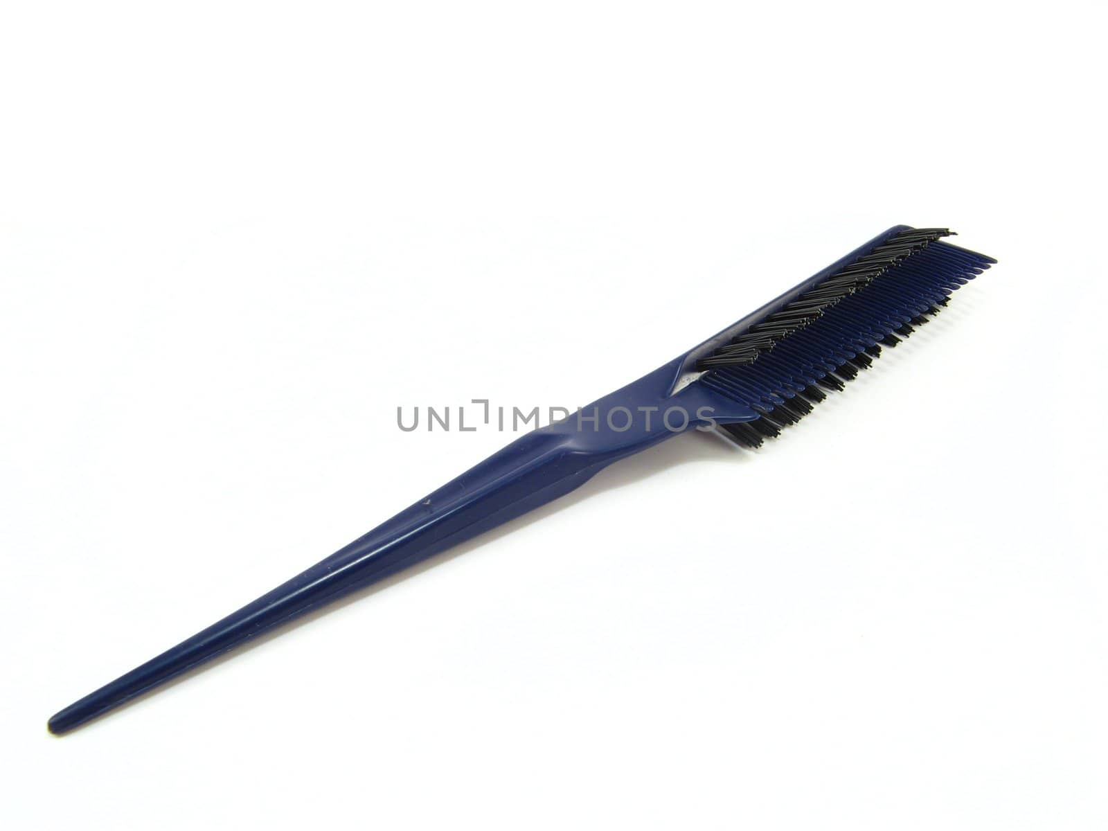 image of a hairbrush over a white background