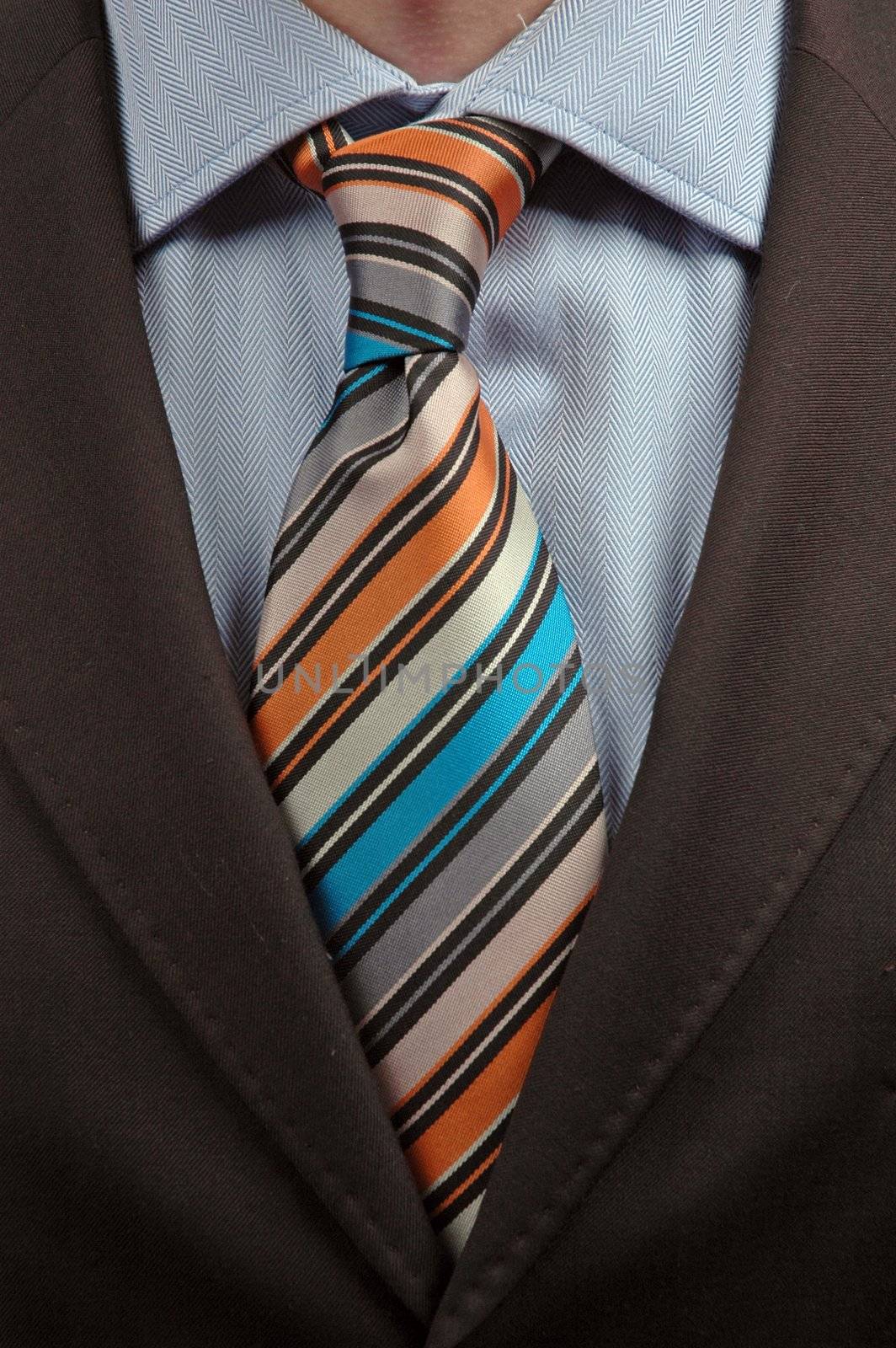 necktie close up by raalves