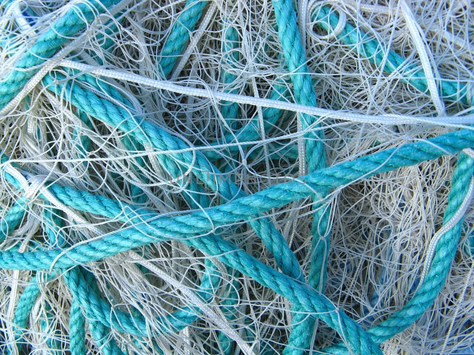 image of a bunch of fishing nets