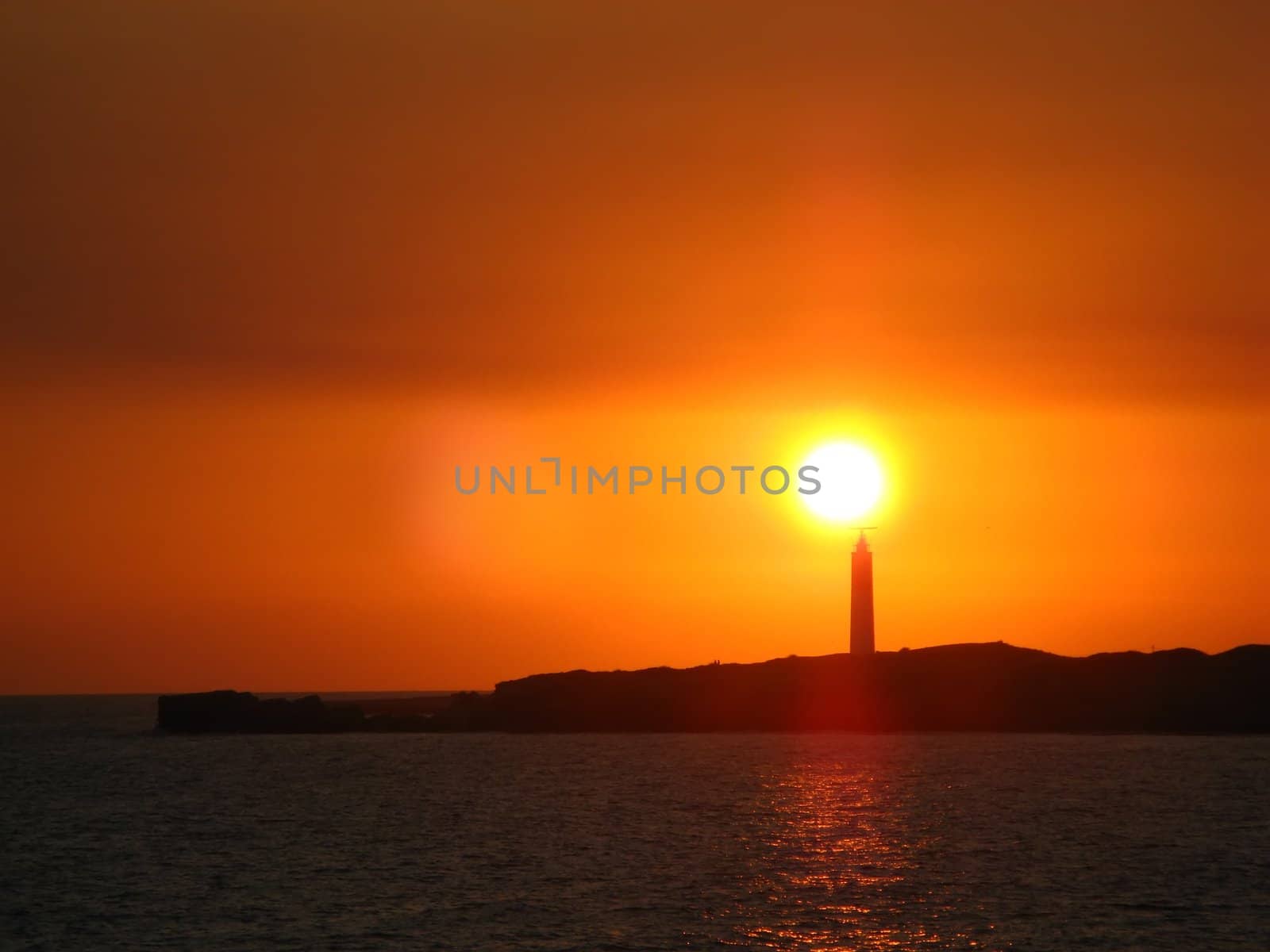 a sunset on the provence mediterranean coast