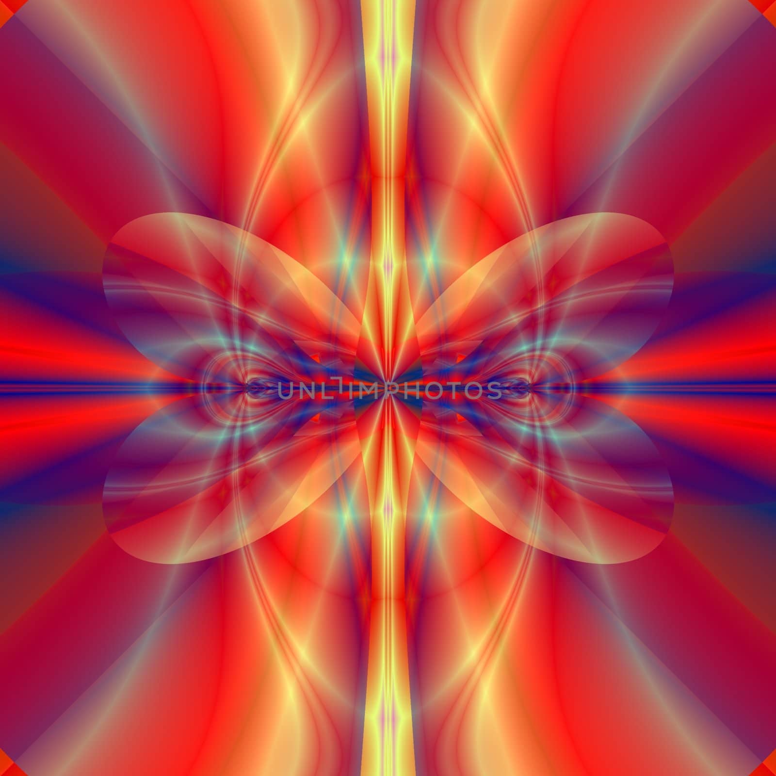 abstract and colored background generated with fractals