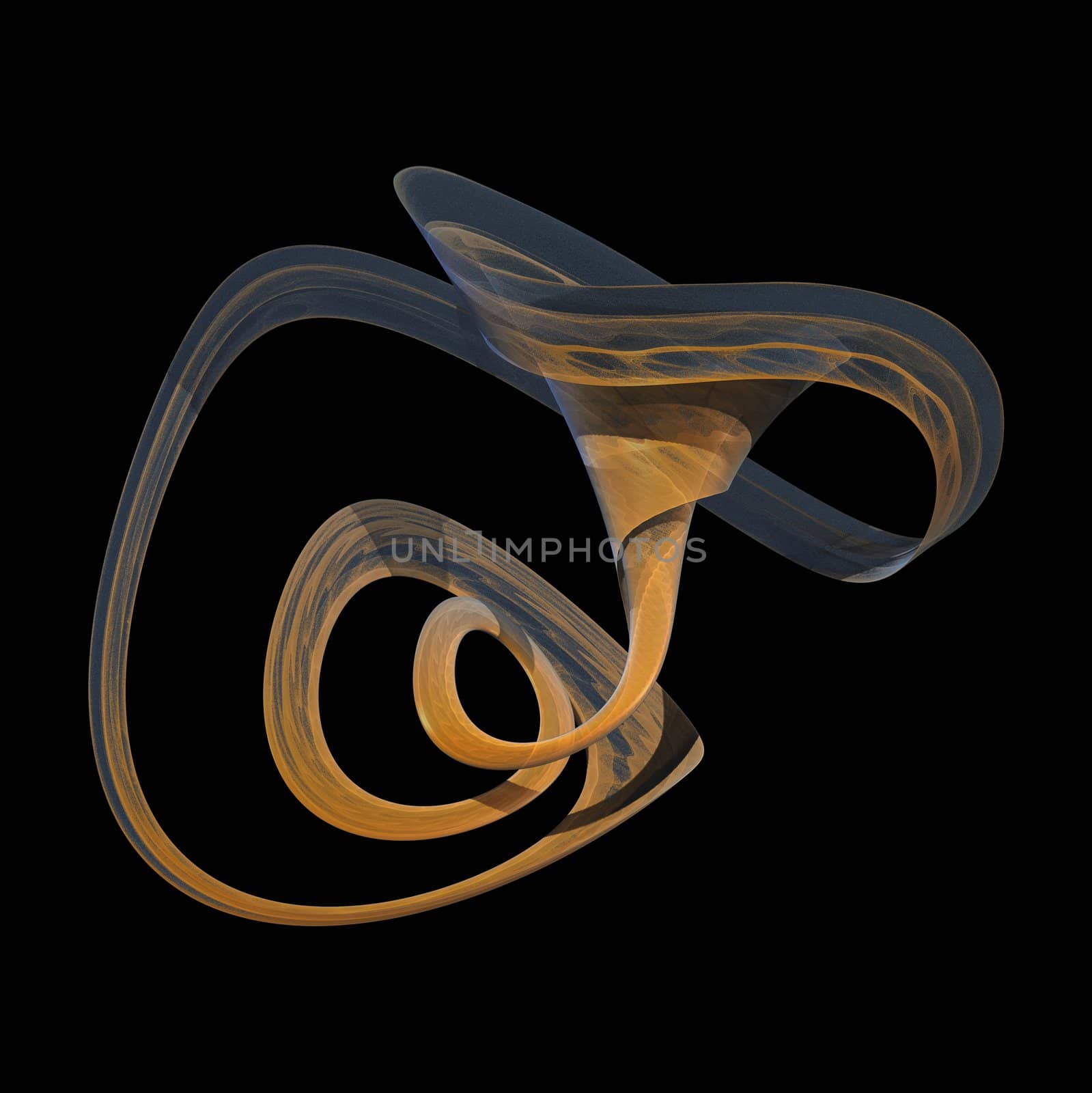 a 3d render of an abstract shape generated by fractals