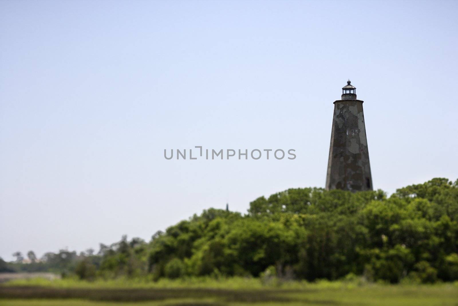 Lighthouse on Bald Head Island. by iofoto