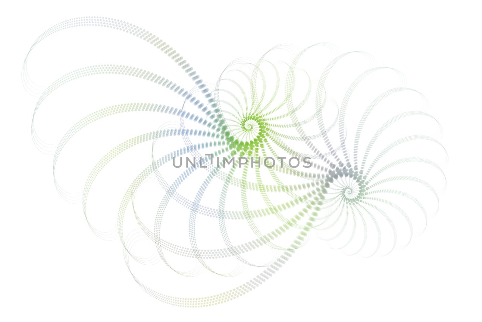 Blue Green White Fractal Abstract Design Background Wallpaper