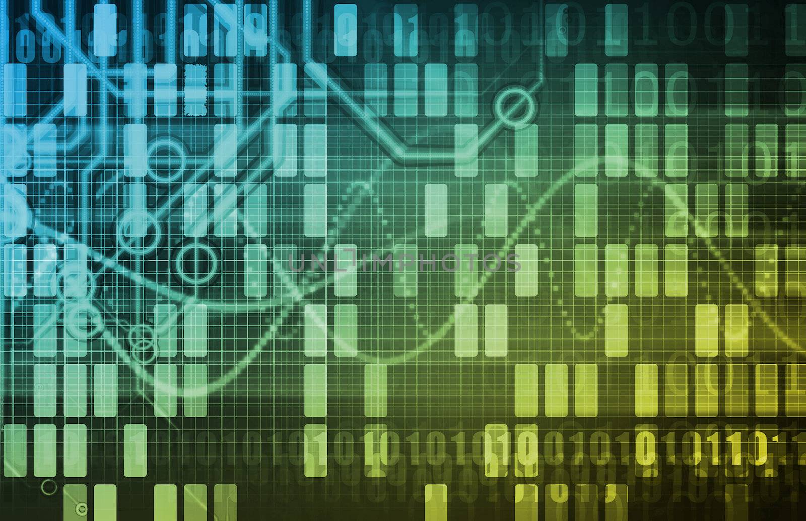 Internet World Wide Web Abstract Tech Background