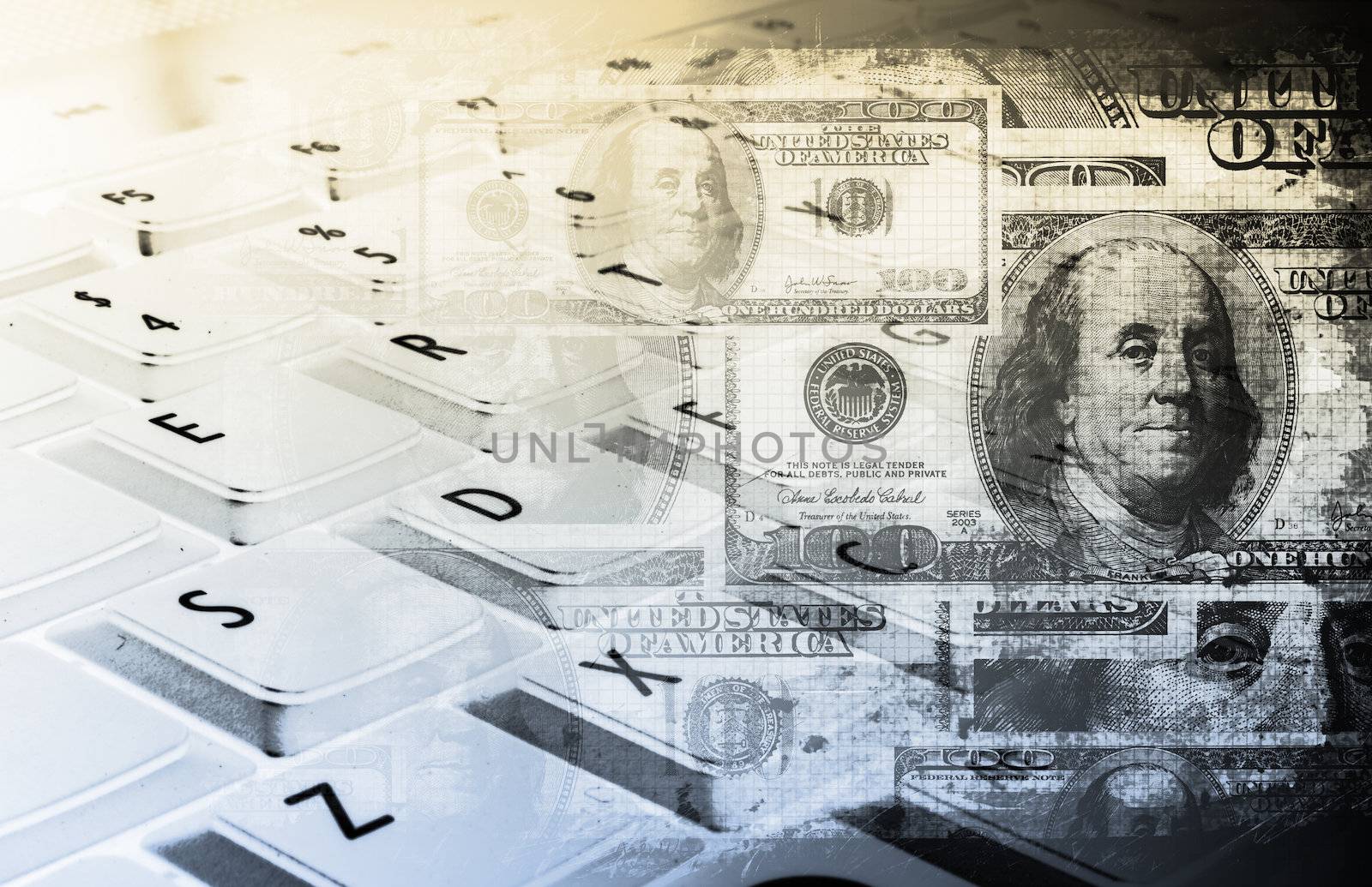 Stock Market Tech Abstract as a Background