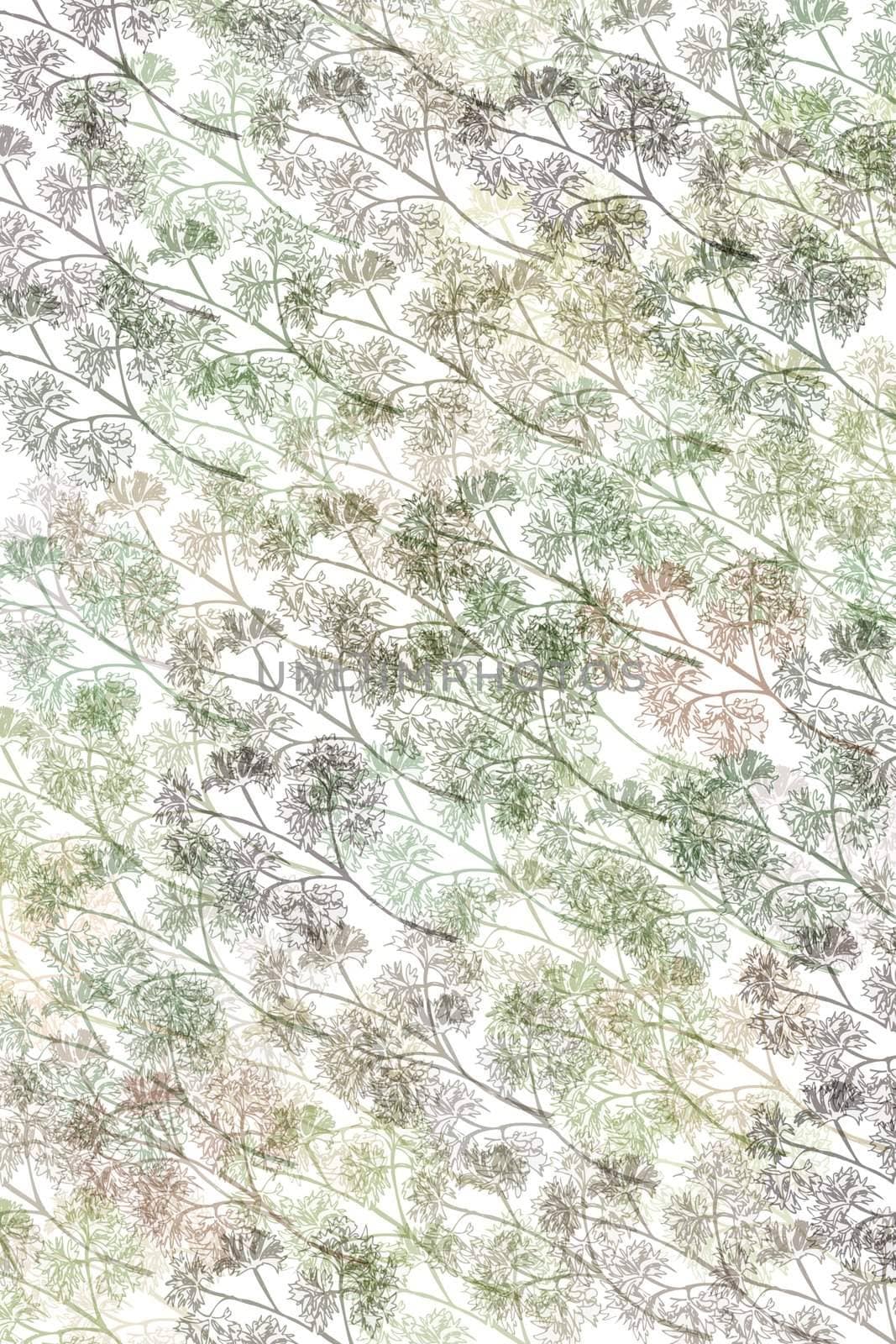 pattern with leaves by weknow
