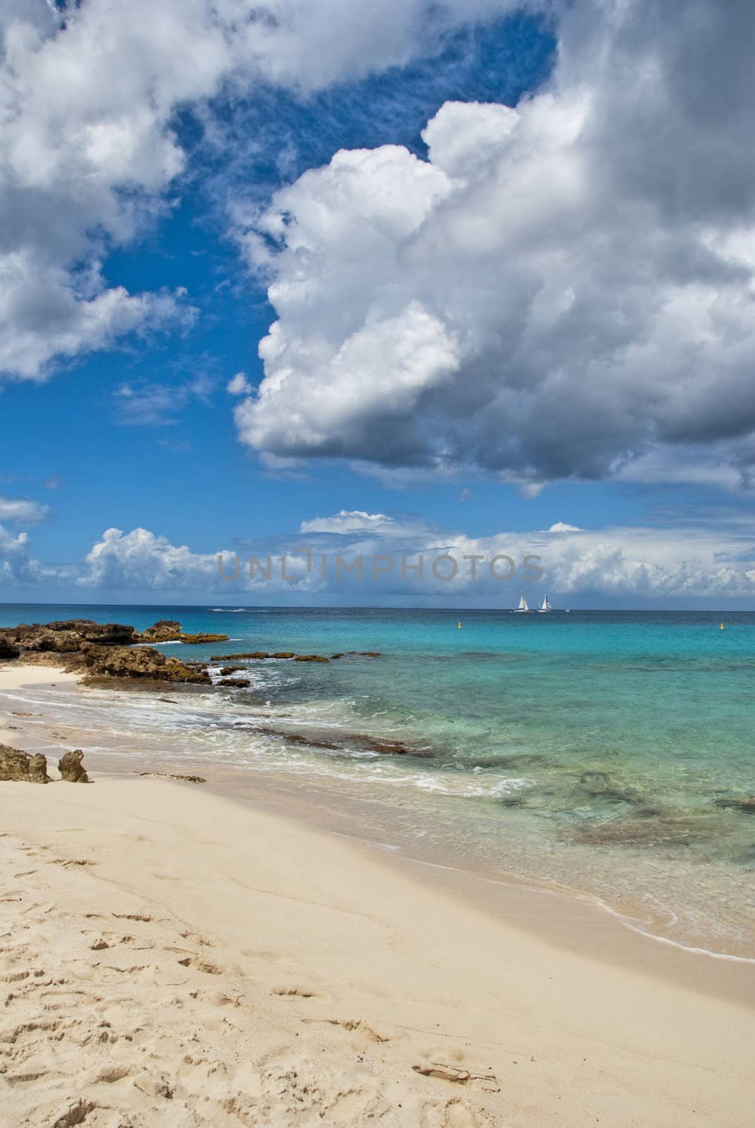 Maho Bay, Saint Maarten Island, Dutch Antilles