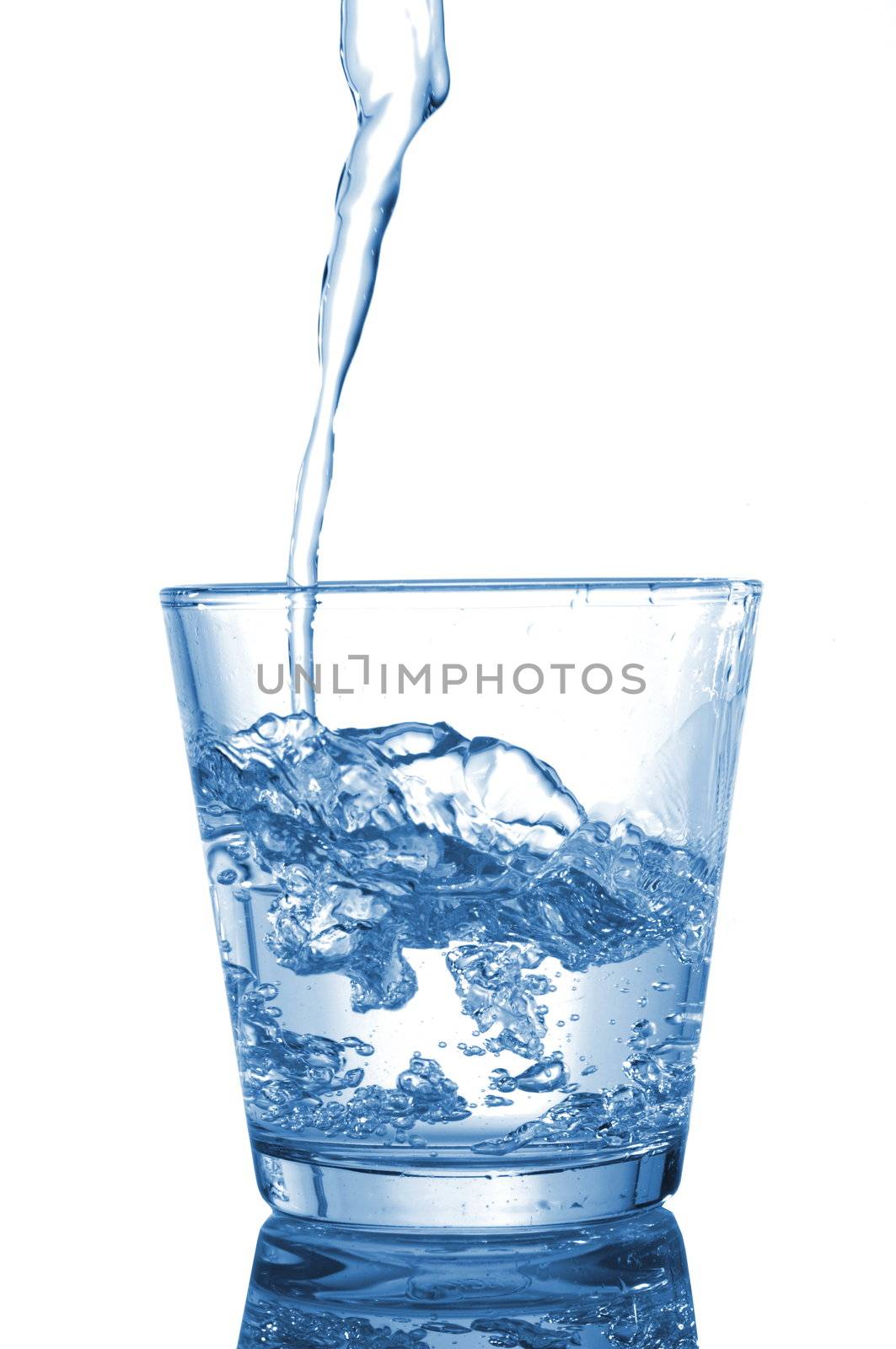 glass of water beverage showing healthy lifestyle