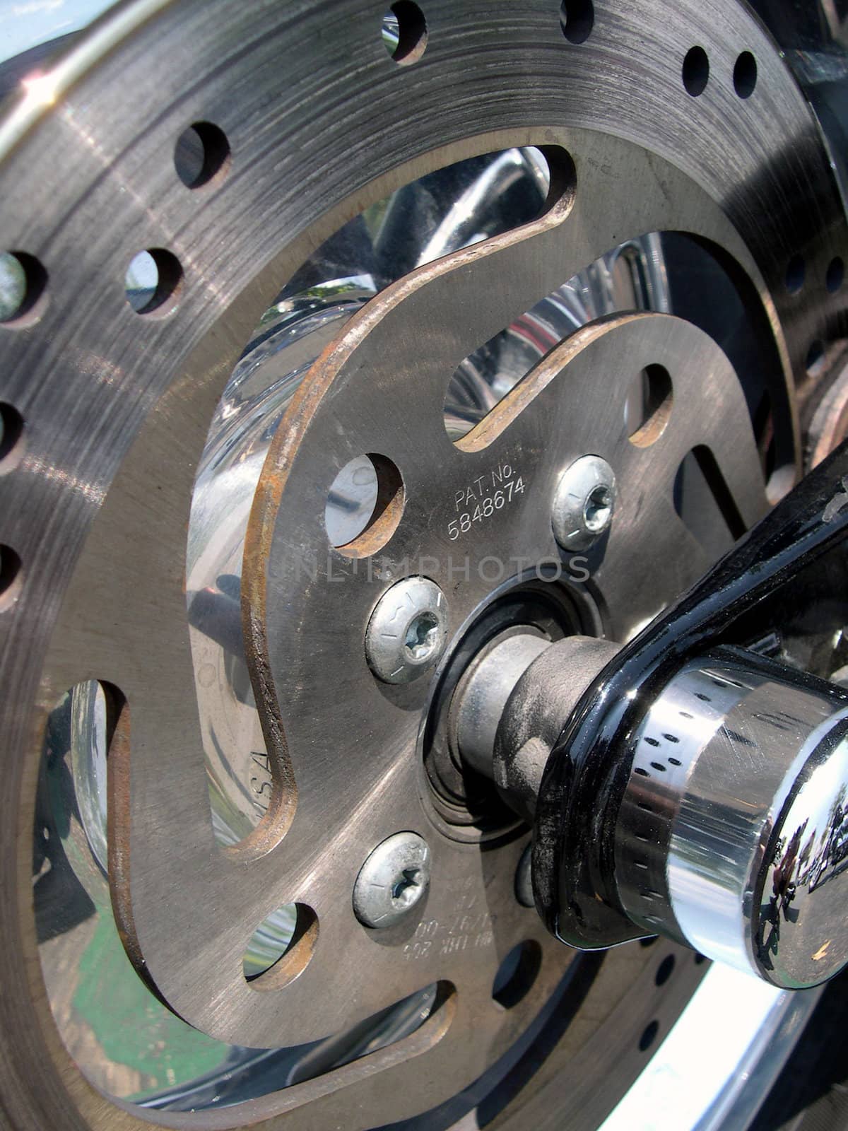 motorcycle brake rotor by photosbyrob