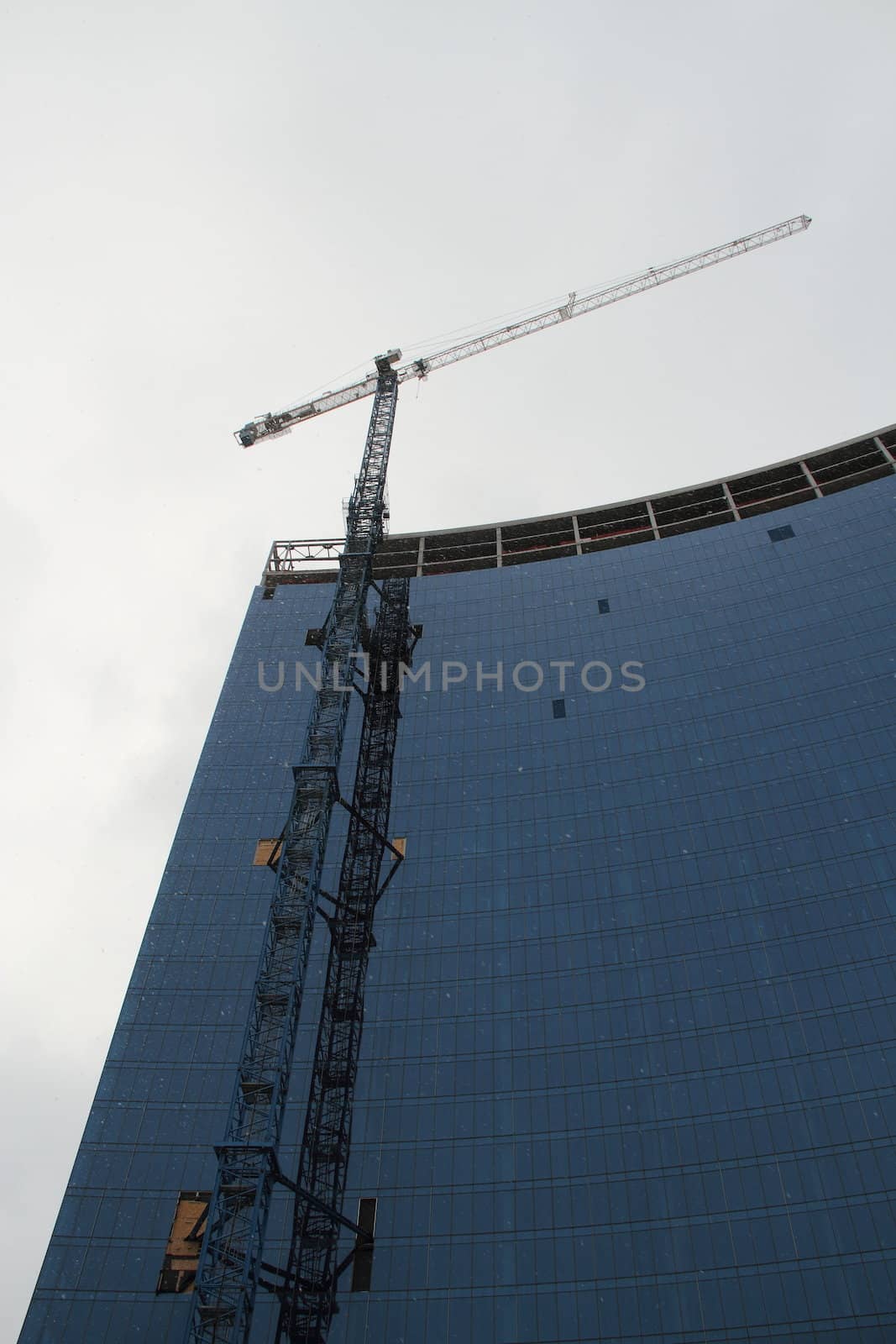 Construction of Glass Building by jasony00