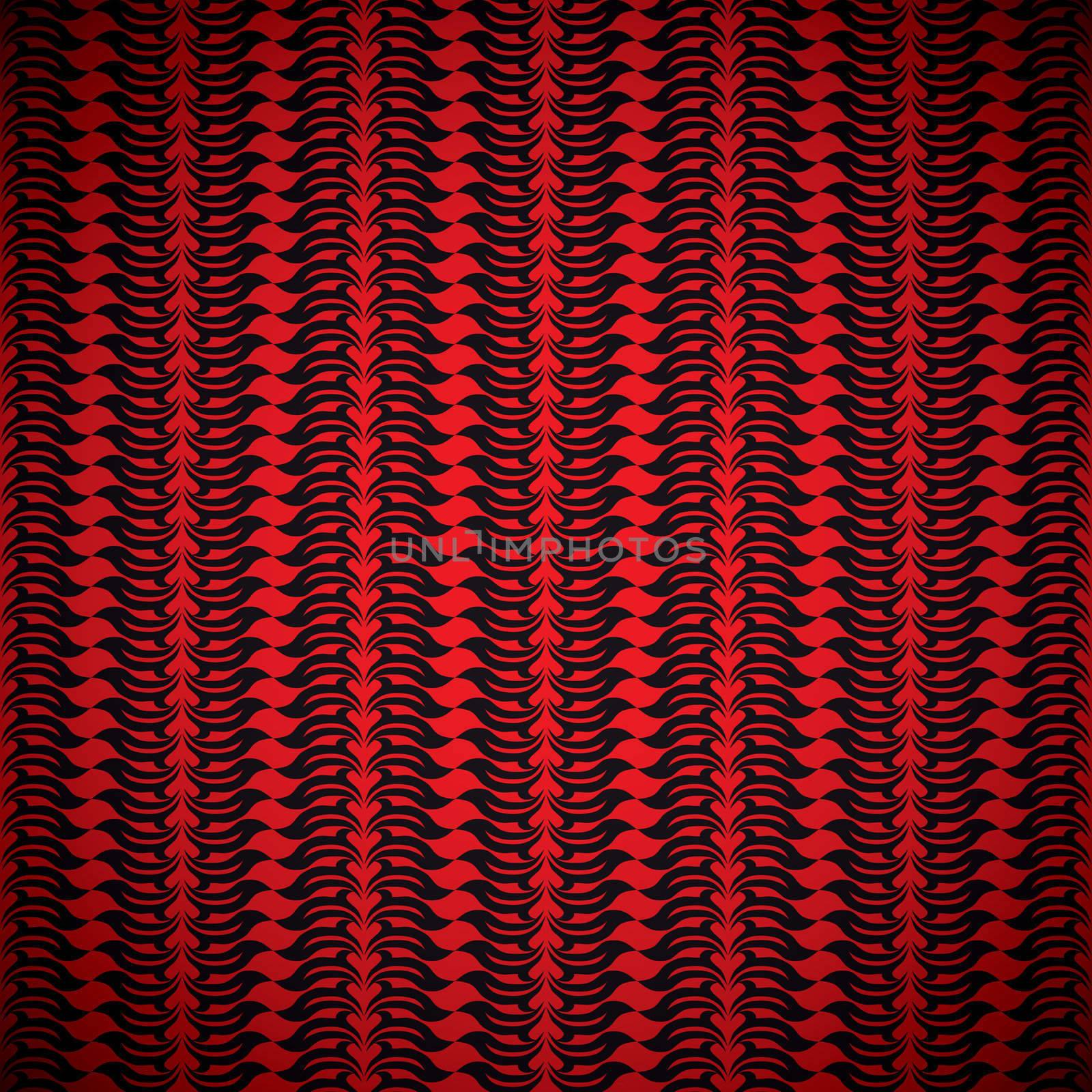 Red and black seamless repeating pattern ideal background