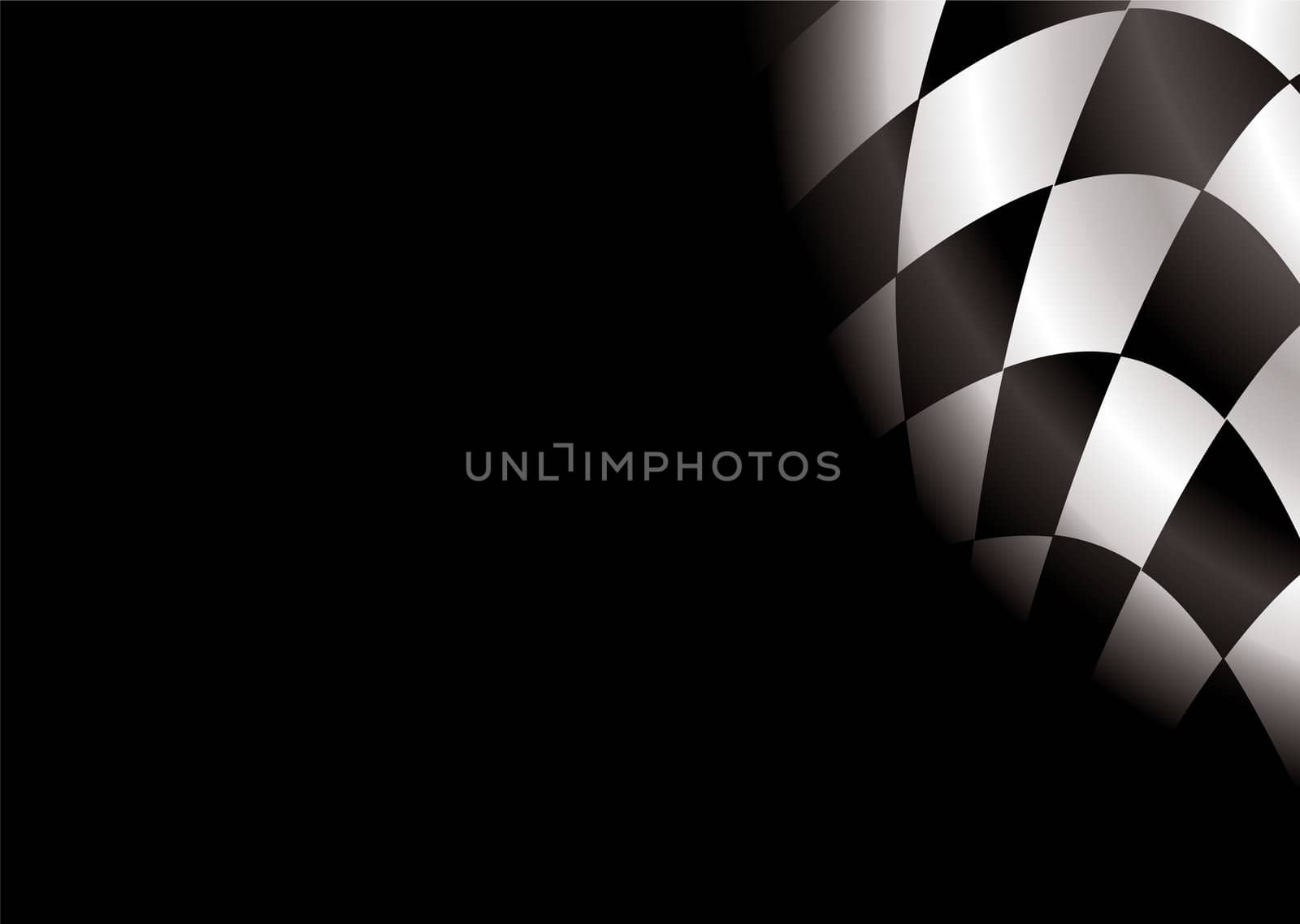 checkered flag style background with room to add your own copy