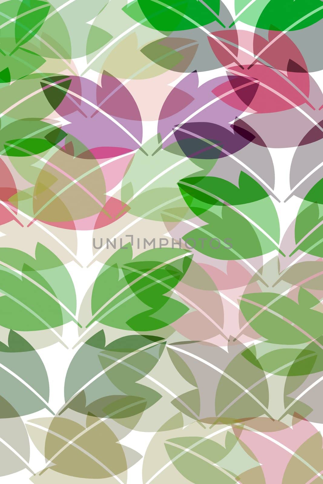 pattern with leaves by weknow