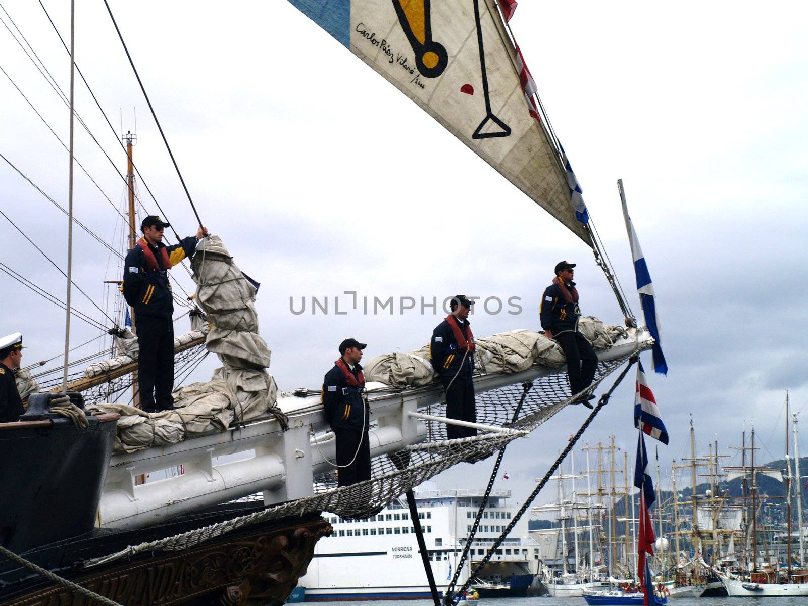 men on boat by viviolsen