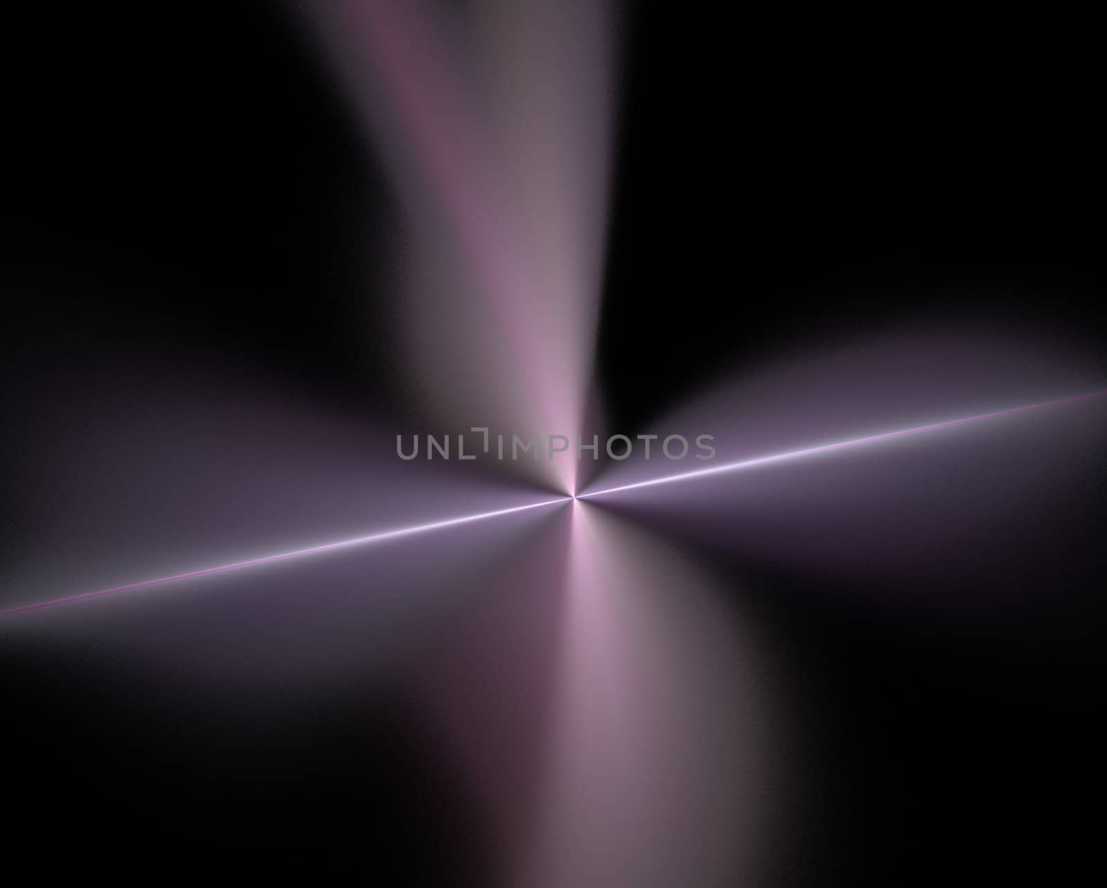 Abstract blue linear flash on a black background