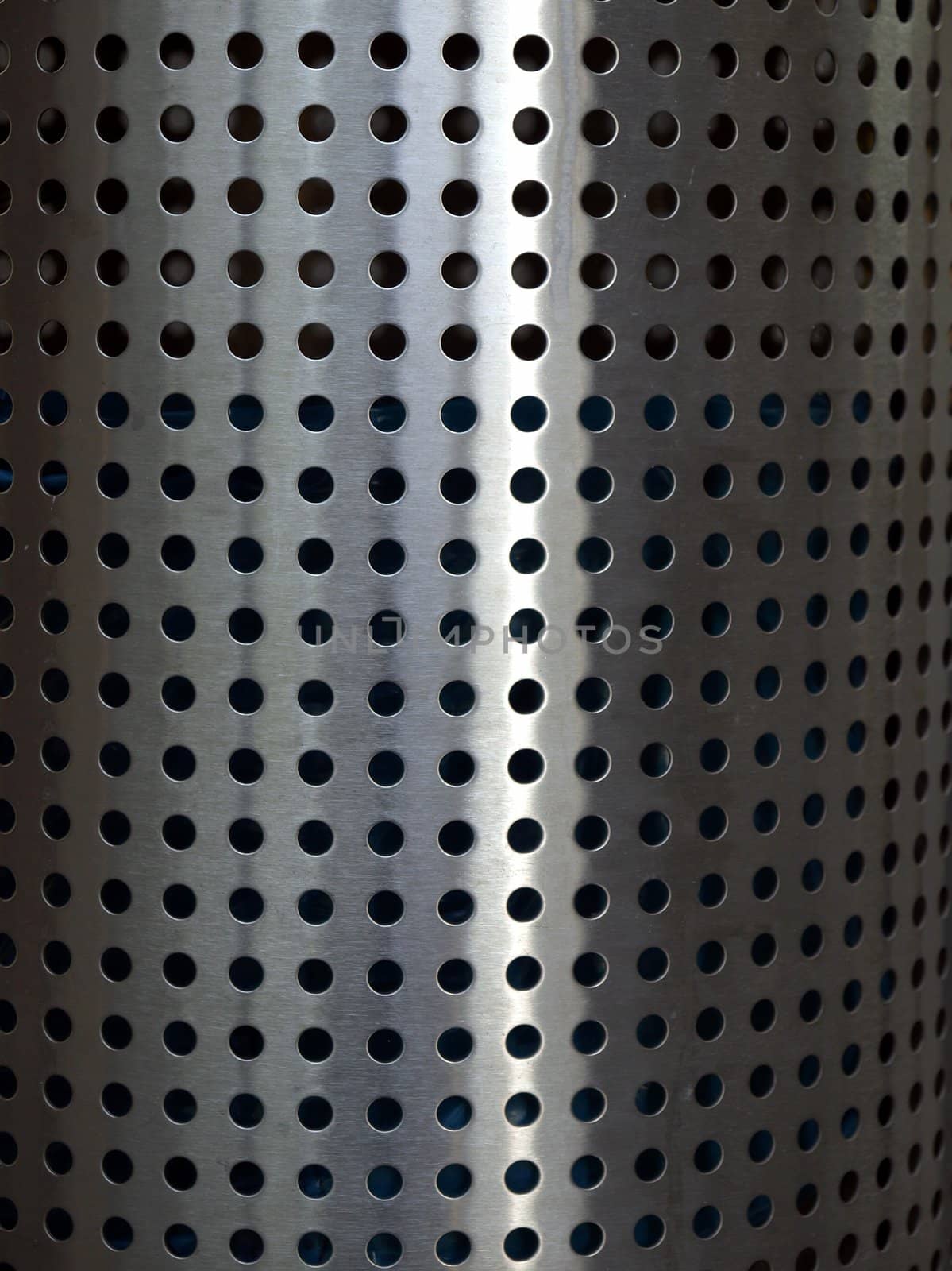 Stainless steel grid mesh useful as a background