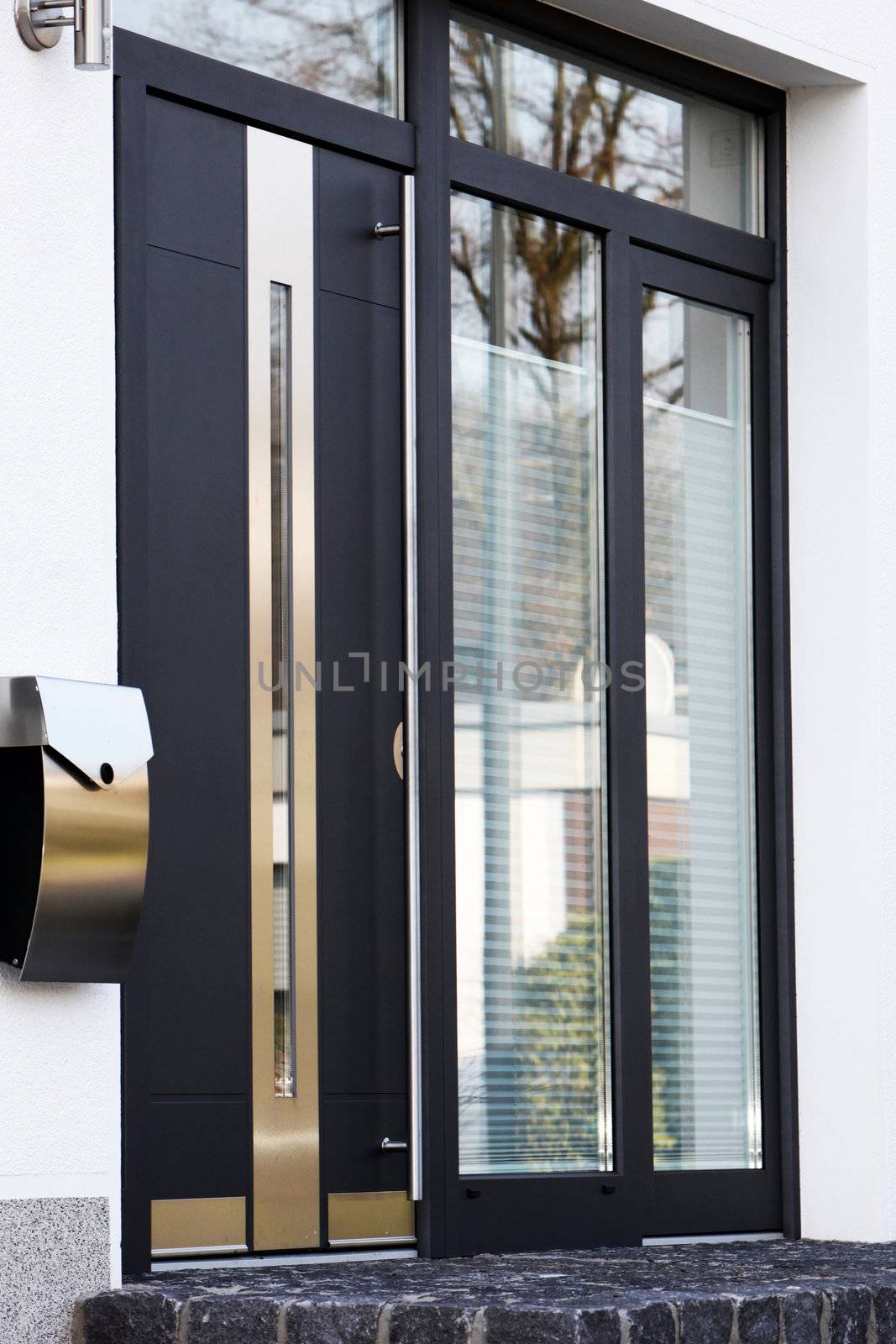 Modern front door  by Farina6000