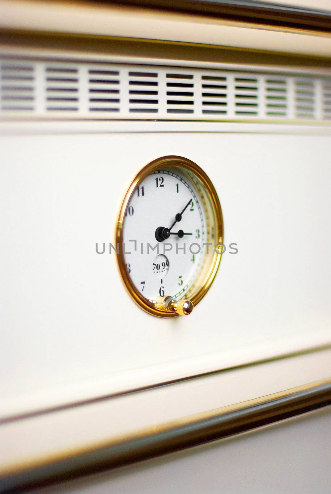 Oven clock in modern kitchen by DmitryYakunin