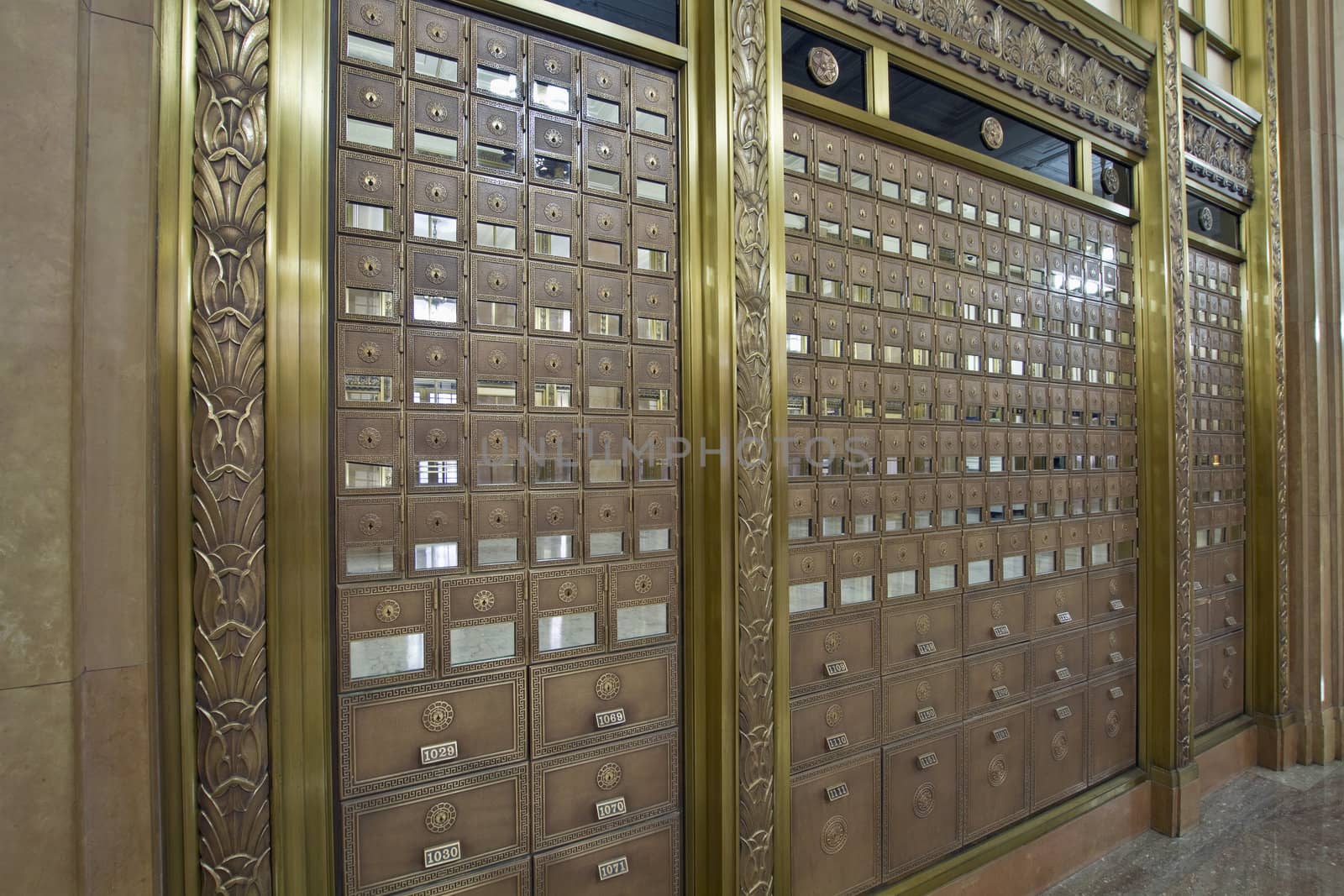 Antique Post Office Boxes 3 by Davidgn