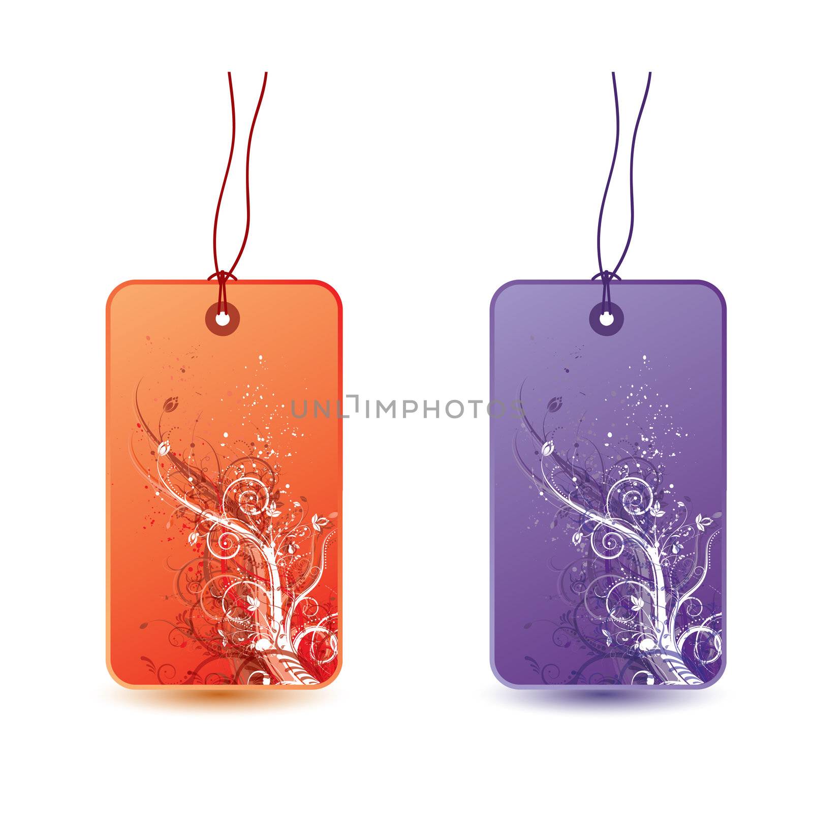 Floral tags by milinz