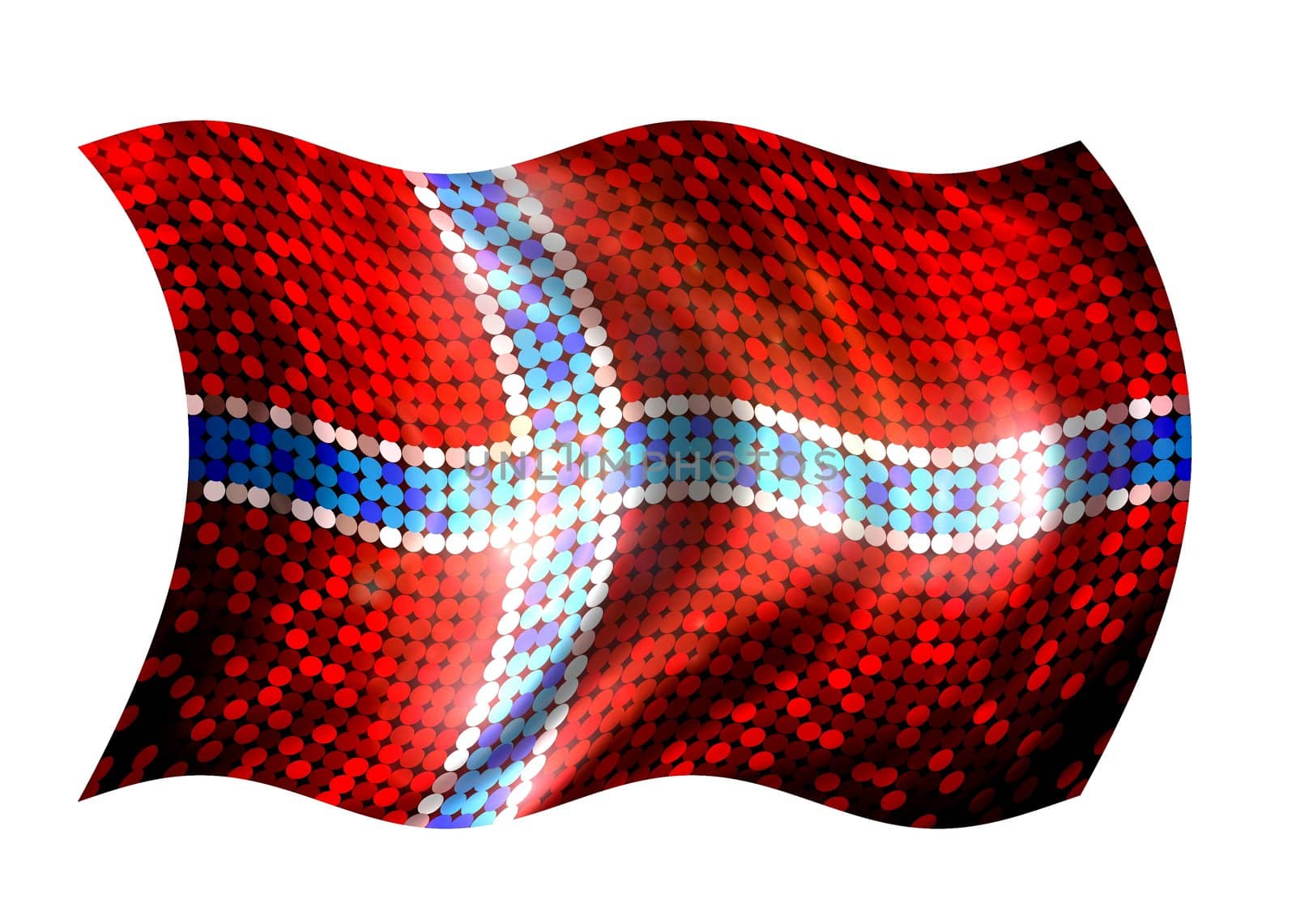 Sparkling Flag of Norway by peromarketing