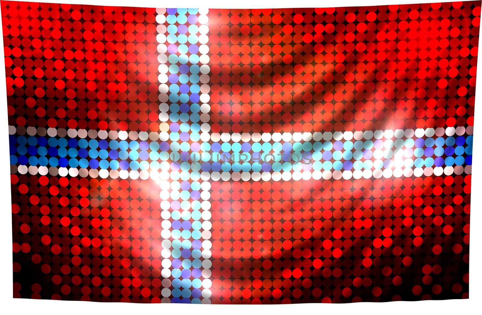 Sparkling Flag of Norway by peromarketing