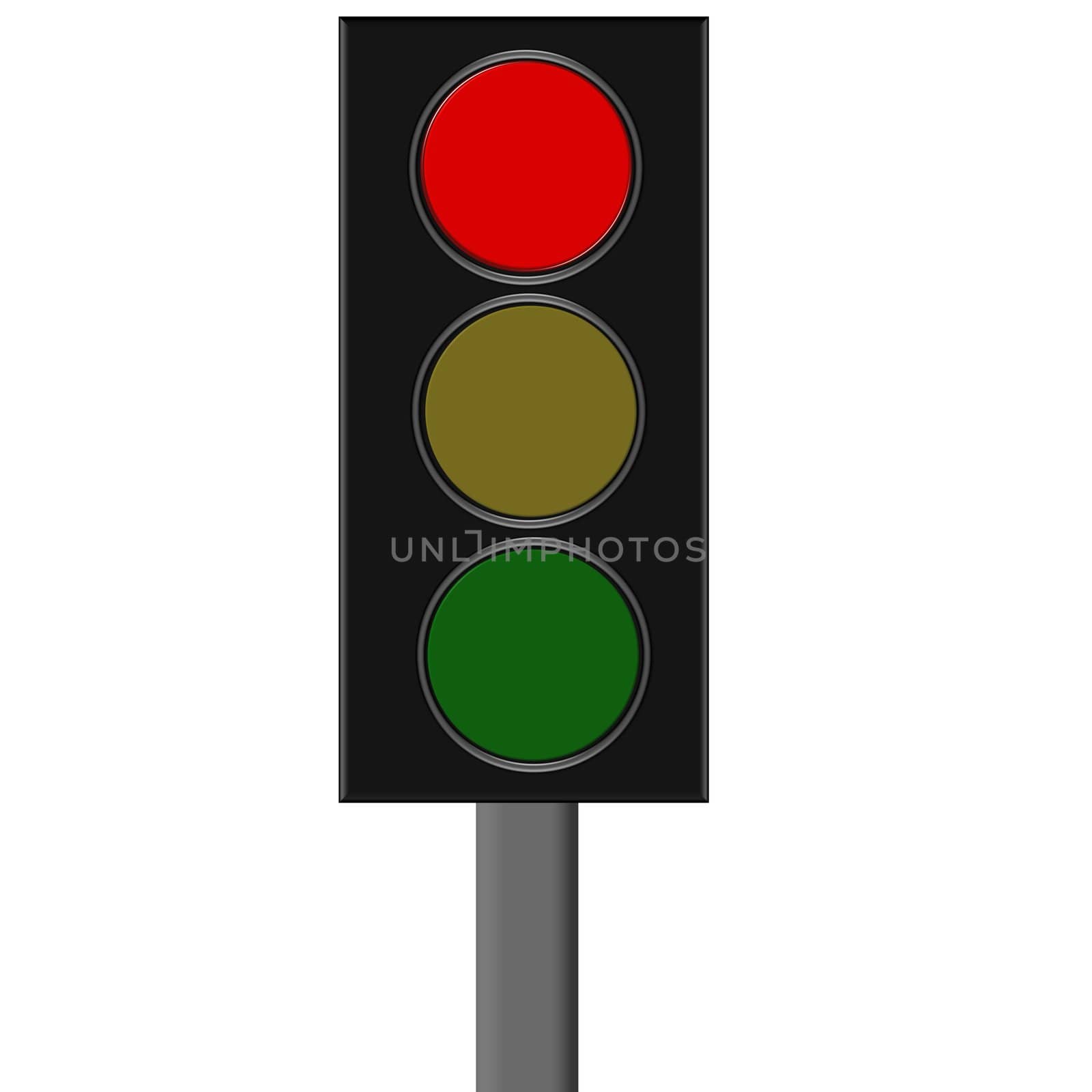 traffic light red