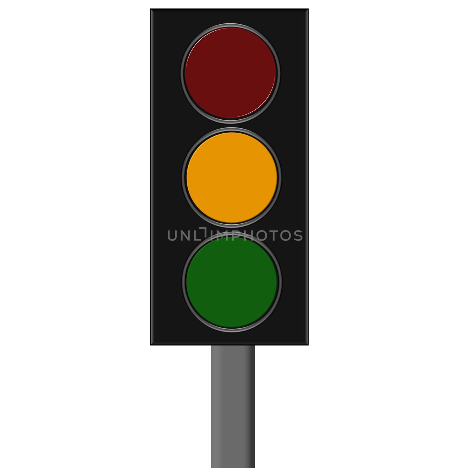 traffic light yellow by peromarketing