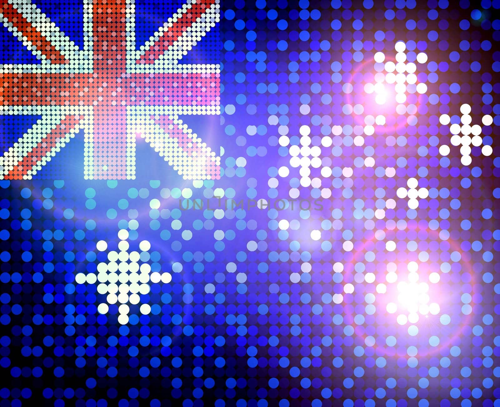 sparkling flag of australia by peromarketing