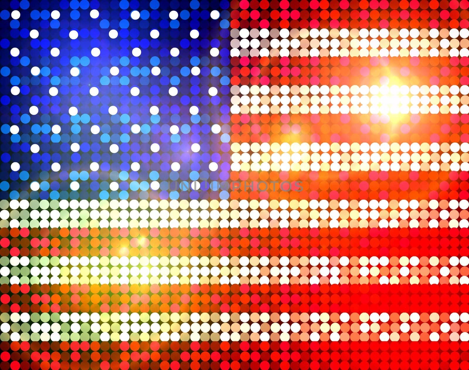 sparkling flag of america by peromarketing