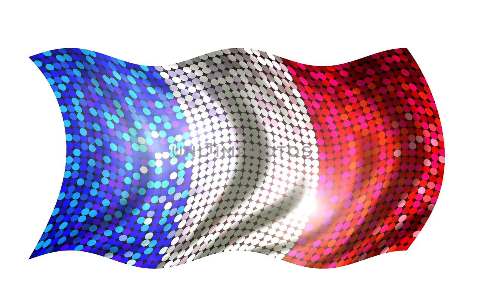 sparkling flag of france by peromarketing