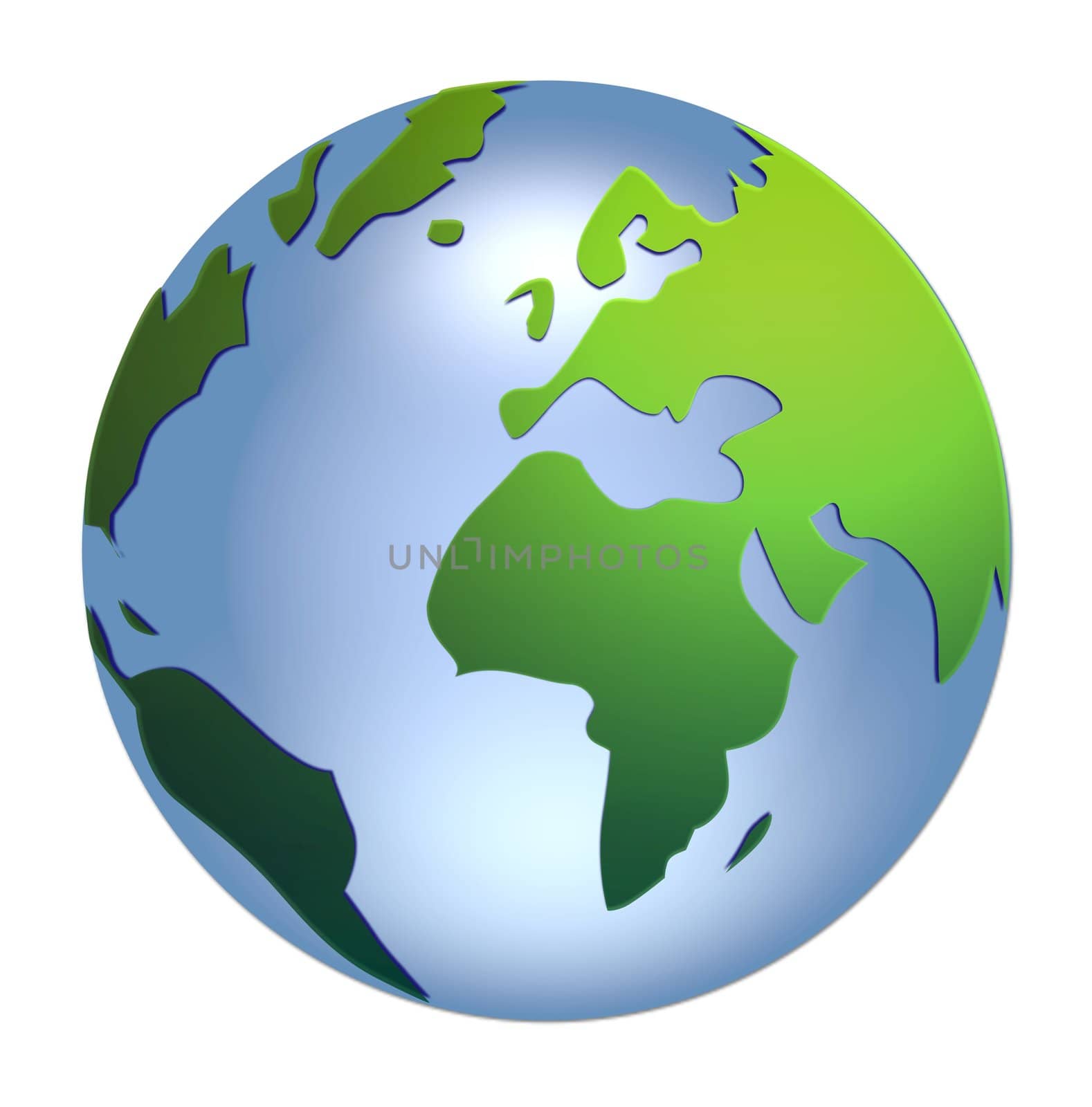illustration of a globe - planet earth by peromarketing