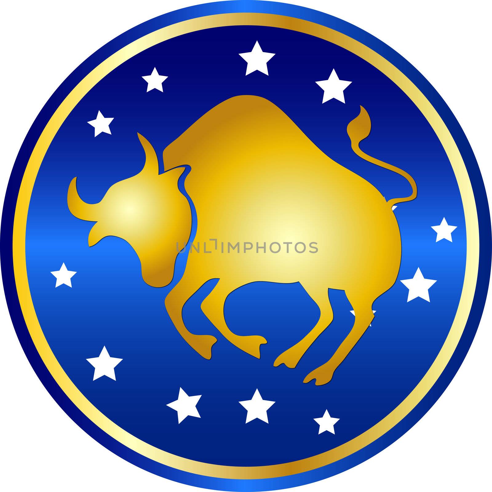 zodiac sign taurus bull by peromarketing