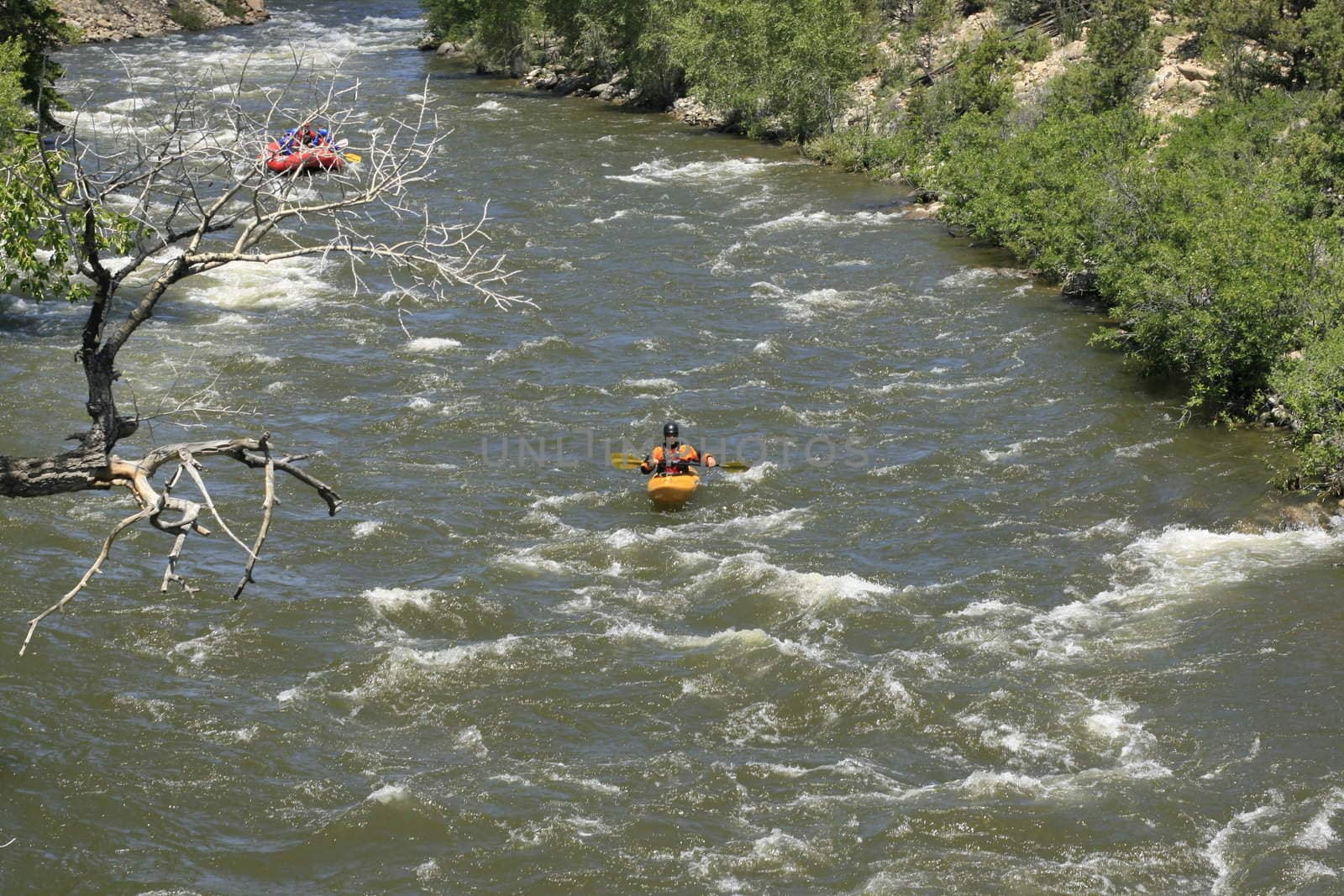 Rafting on the Arkansas by JrnGeeraert