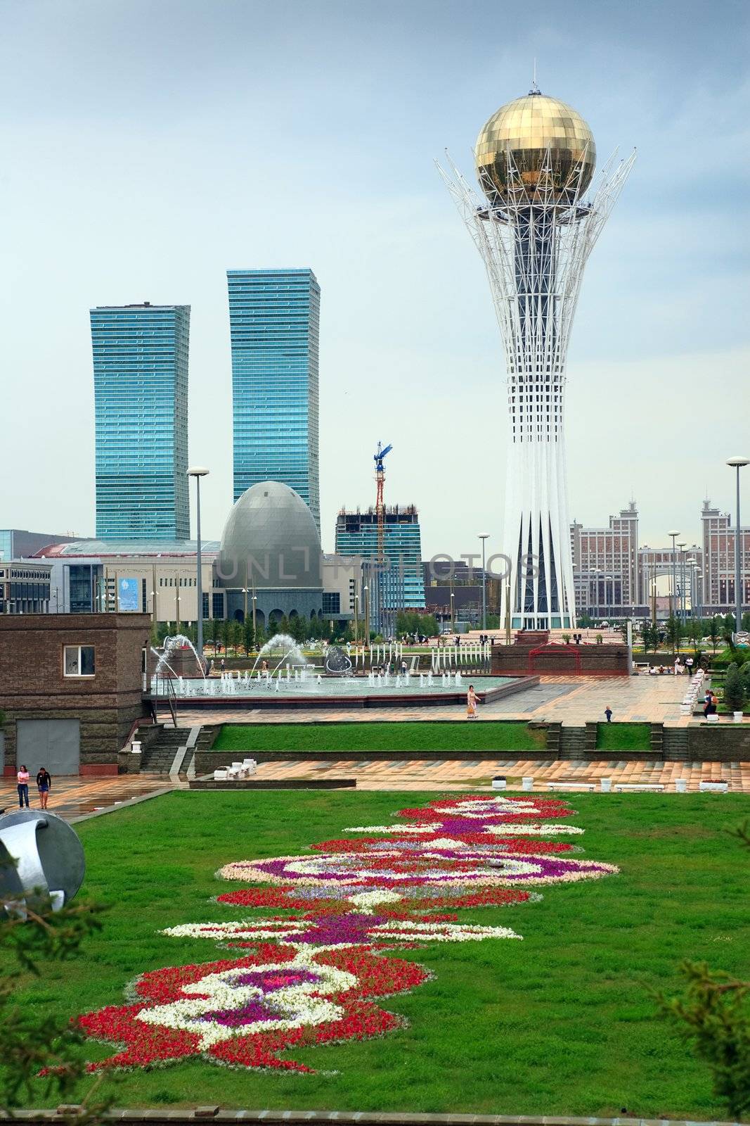 City landscape. Astana, Kazakhstan, july 2008