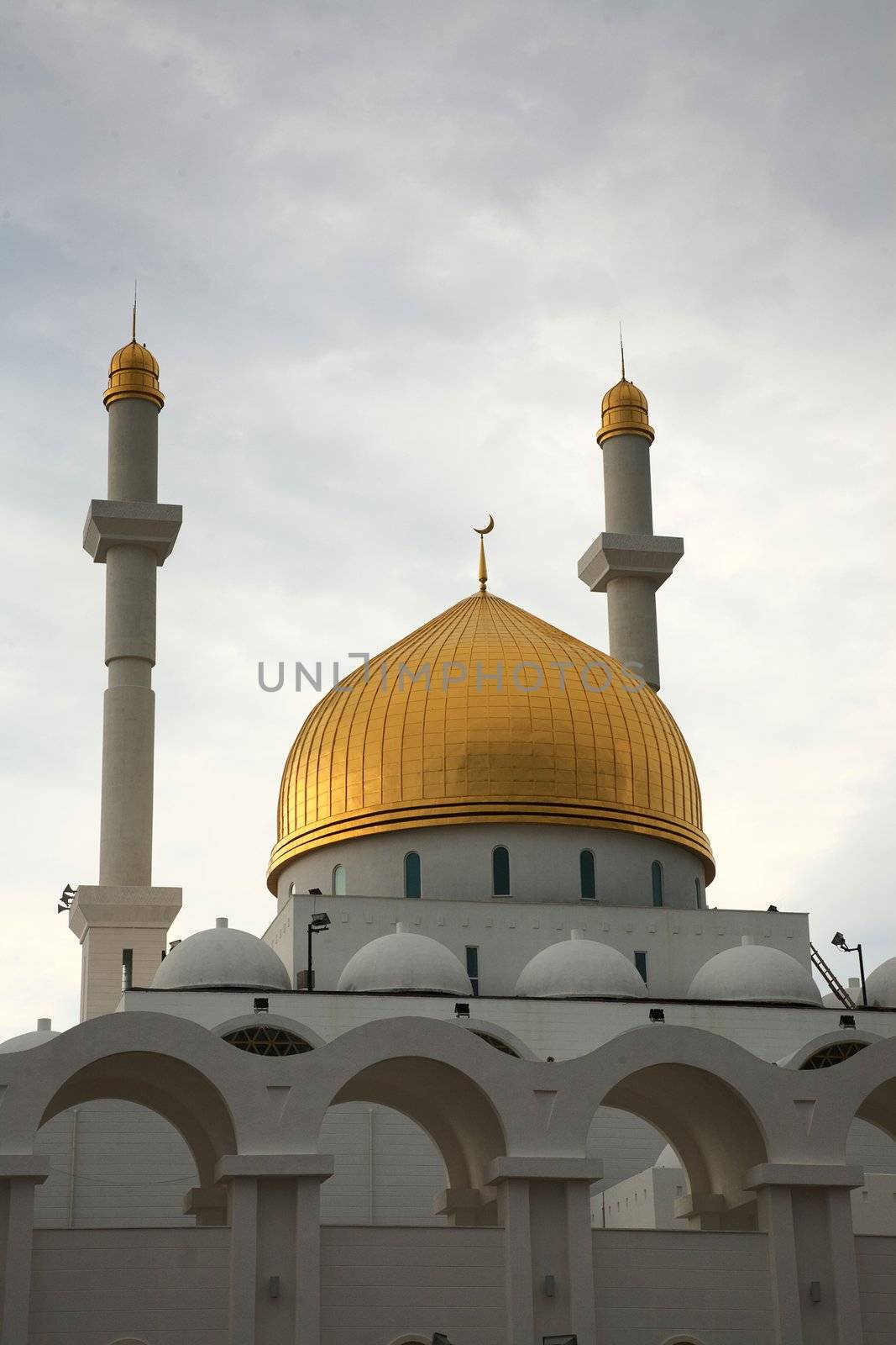 Mosque. Islam center. Astana, capital of Kazakhstan Republic.