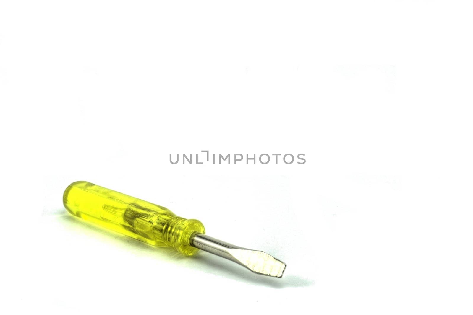 A Small hand tool isolated on a white background