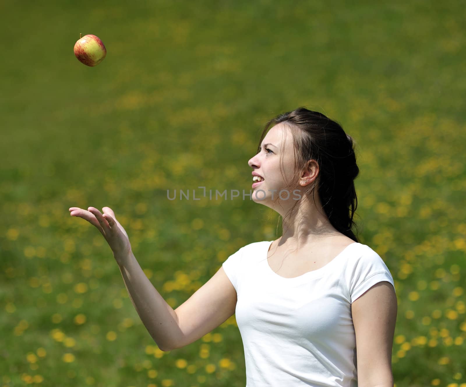 Woman enjoying her summer holidays