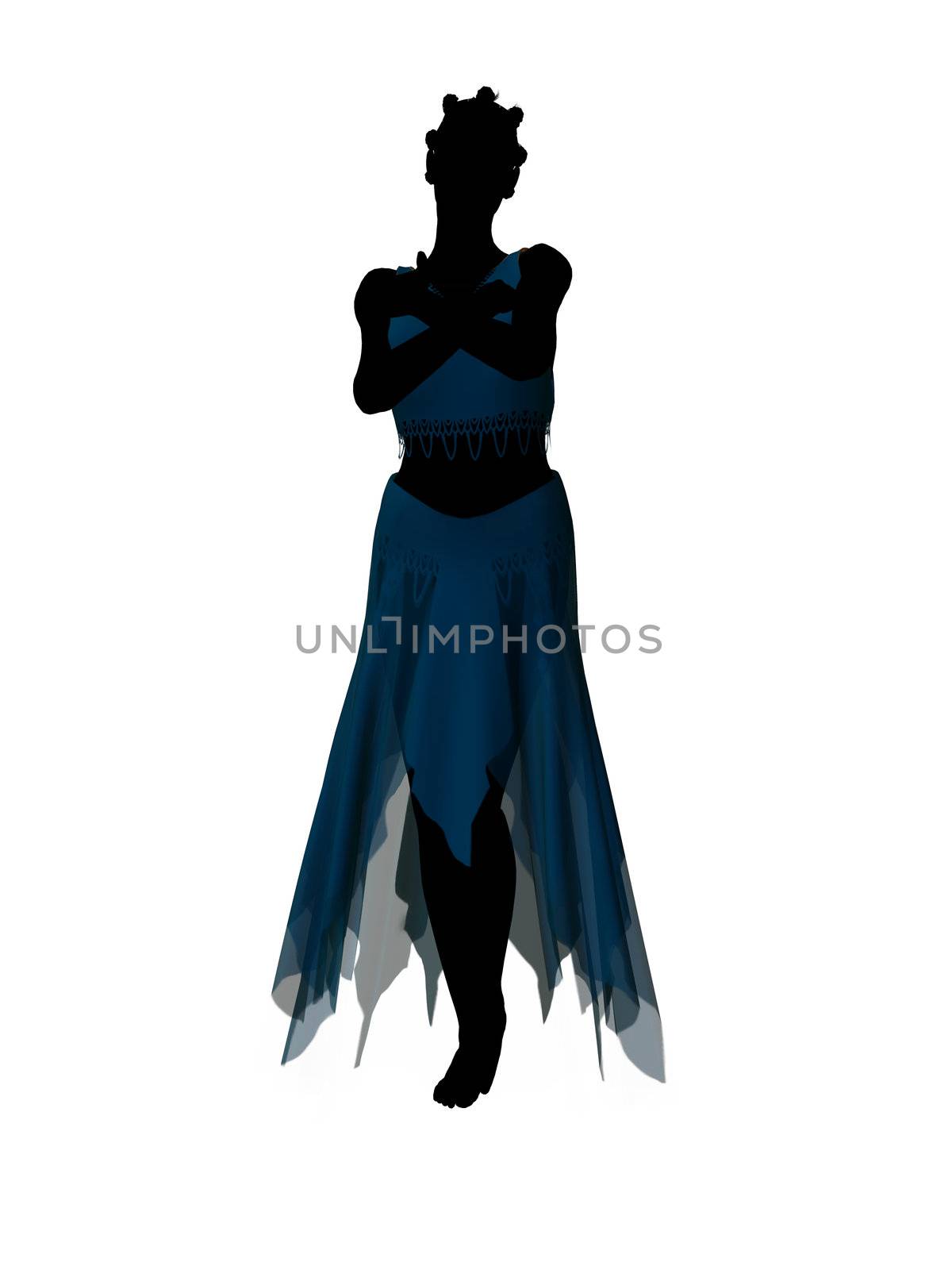 Aladdin fairytale illustration silhouette on a white background